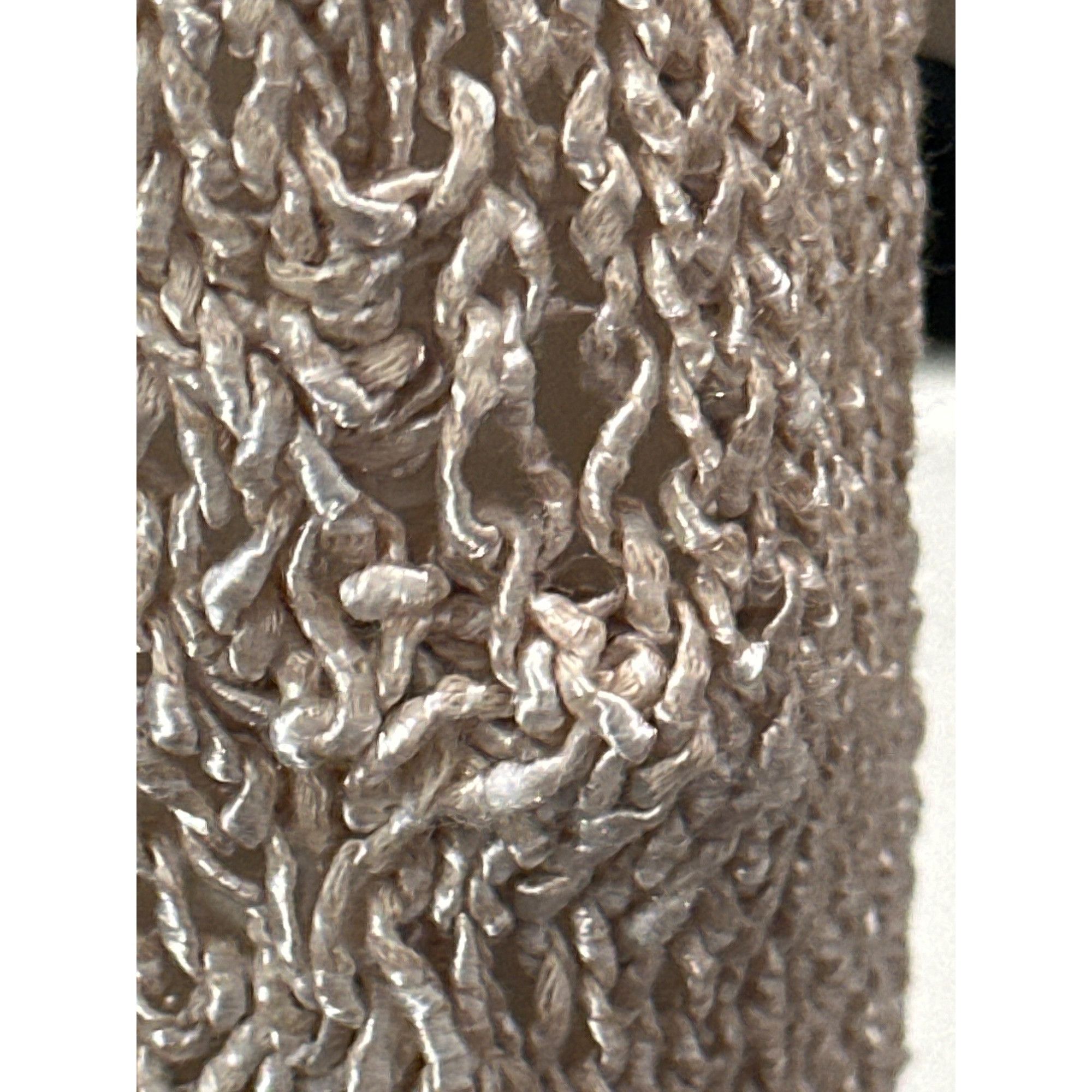 H&M CCC Loose Knit Crop Top Metallic Open Back Sweater Stylish L Size M / US 6-8 / IT 42-44 - 5 Thumbnail