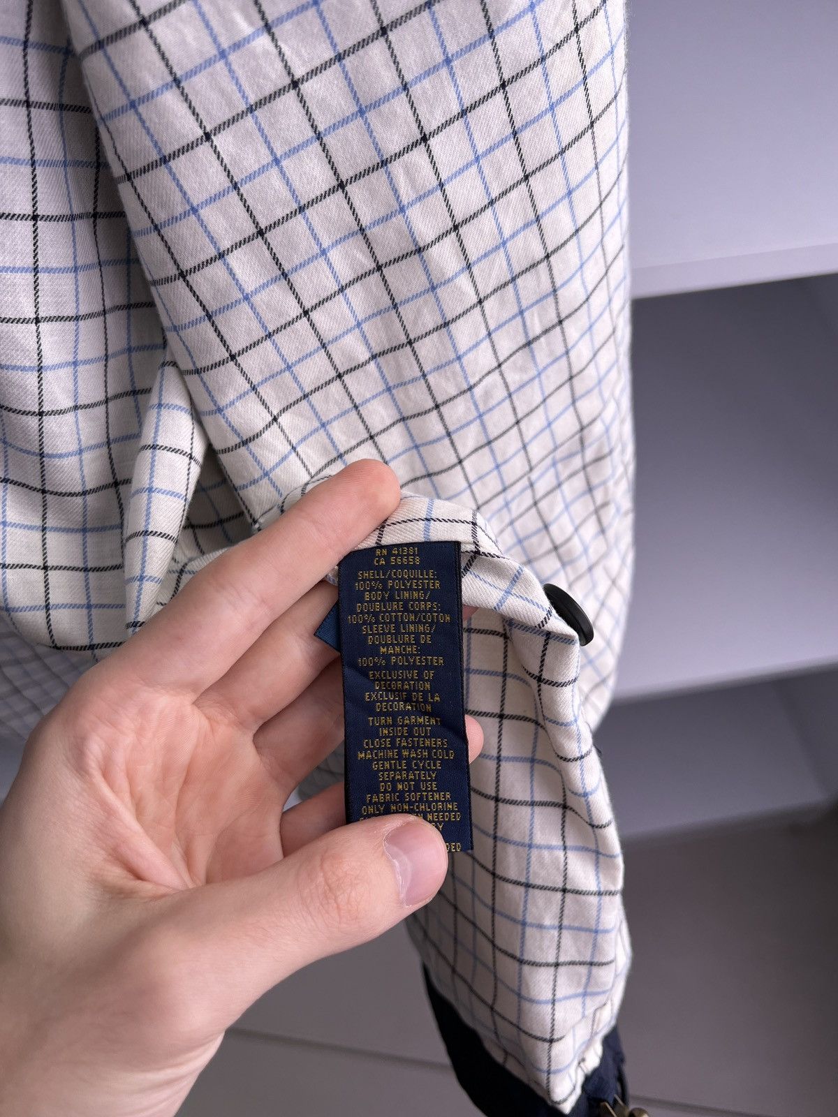 Polo Ralph Lauren × Vintage Vintage Polo Ralph Lauren Navy Jacket Size US XXL / EU 58 / 5 - 9 Thumbnail