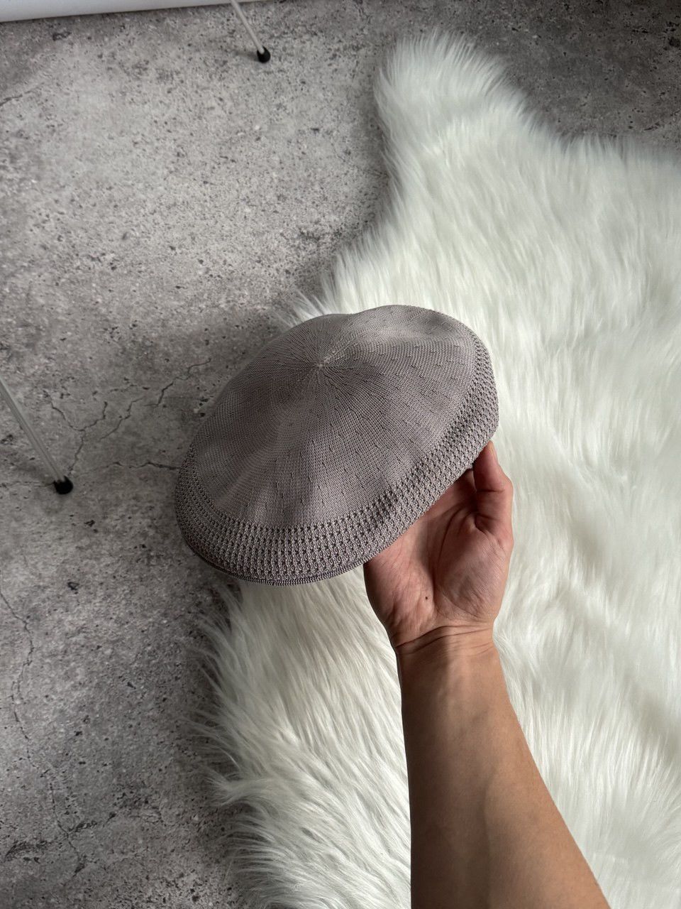 Kangol × Vintage Vintage Kangol Grey Y2K hat flat cap Size ONE SIZE - 4 Thumbnail