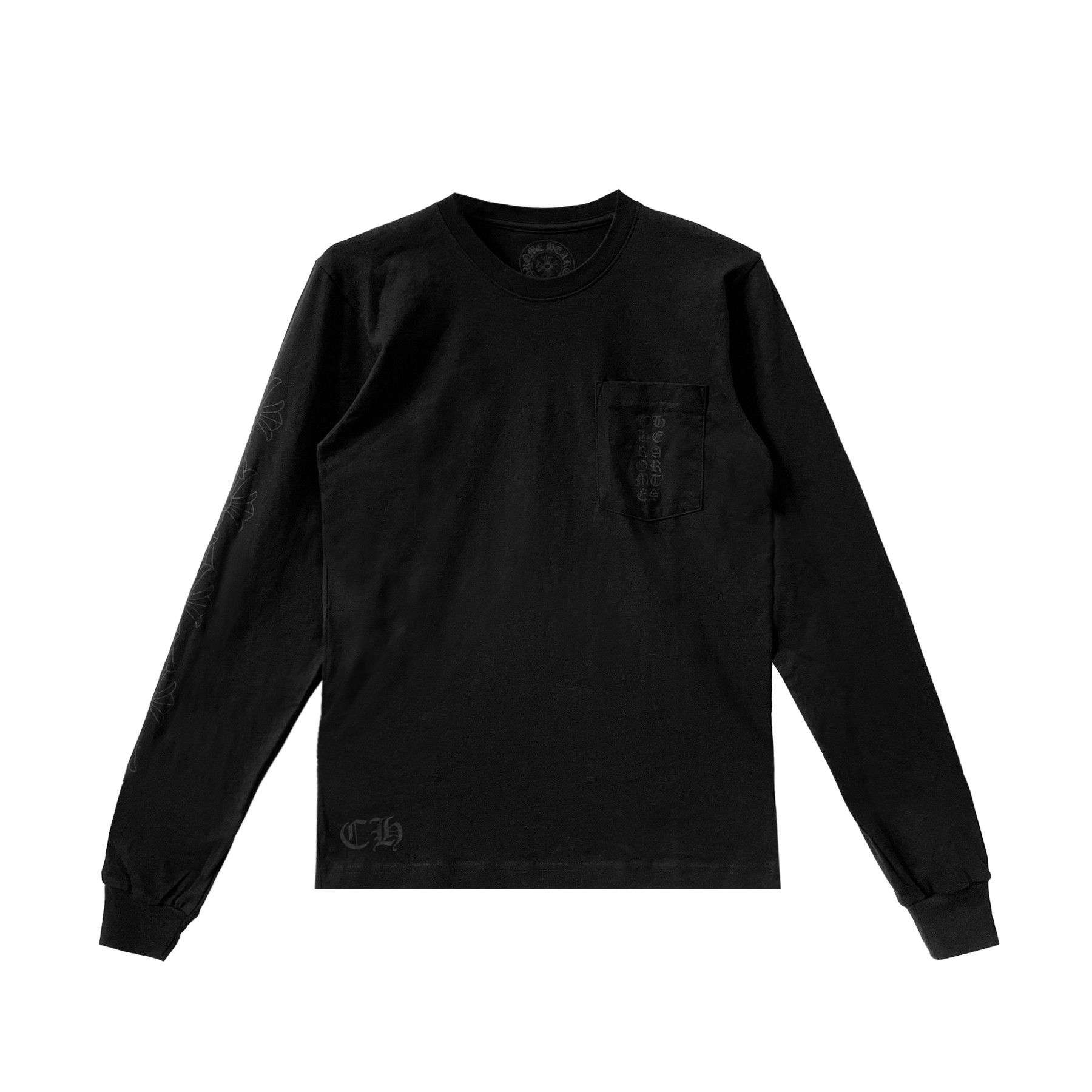 Chrome Hearts CHROME HEARTS Back Scroll Label Logo Long Tee | Grailed