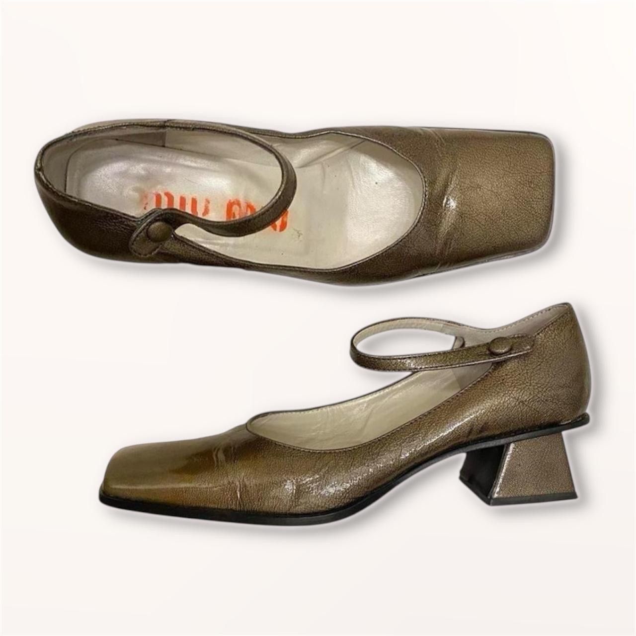 Miu Miu F/W 1998 Miu Miu Mary Jane Pumps vintage 90s runway Size US 5.5 / IT 35.5 - 2 Thumbnail