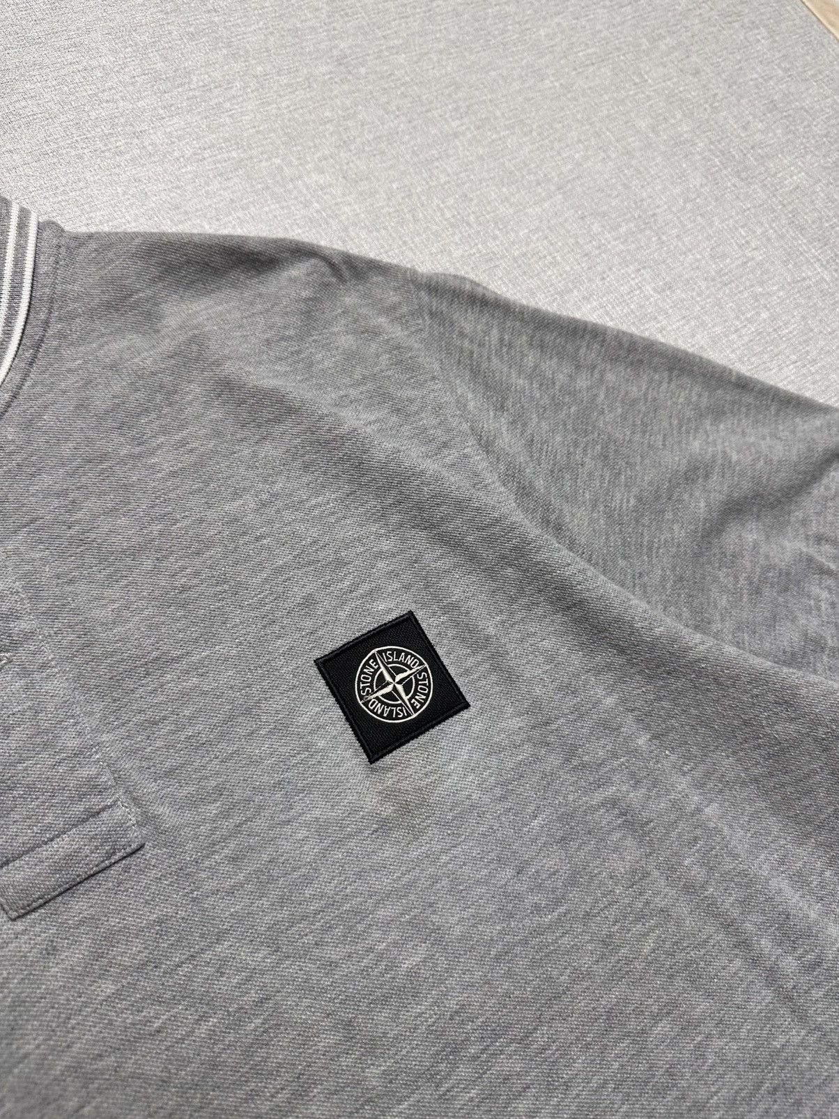 Luxury × Massimo Osti × Stone Island Stone Island Luxury Patch Program Polo shirt Gray Size US L / EU 52-54 / 3 - 4 Thumbnail