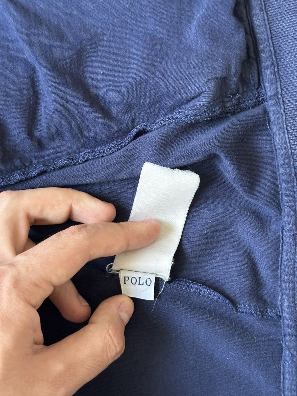 Polo Ralph Lauren Vintage Polo Ralph Lauren Zip Sweatshirt Deep Blue Fit Size US L / EU 52-54 / 3 - 13 Thumbnail