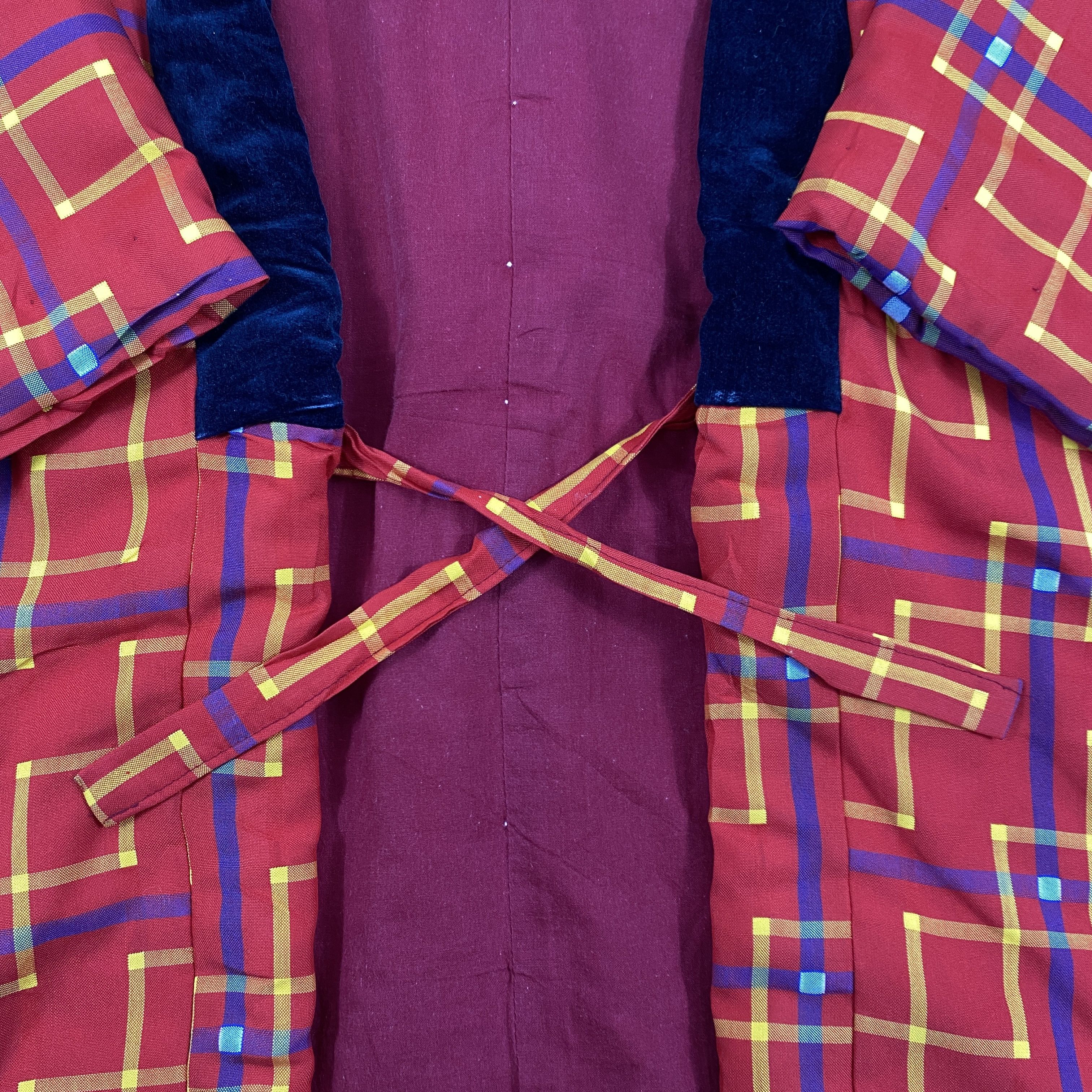 Japanese Brand Vintage Japanese Padded Plaid Japanese Kimono -J273 Size US L / EU 52-54 / 3 - 5 Thumbnail