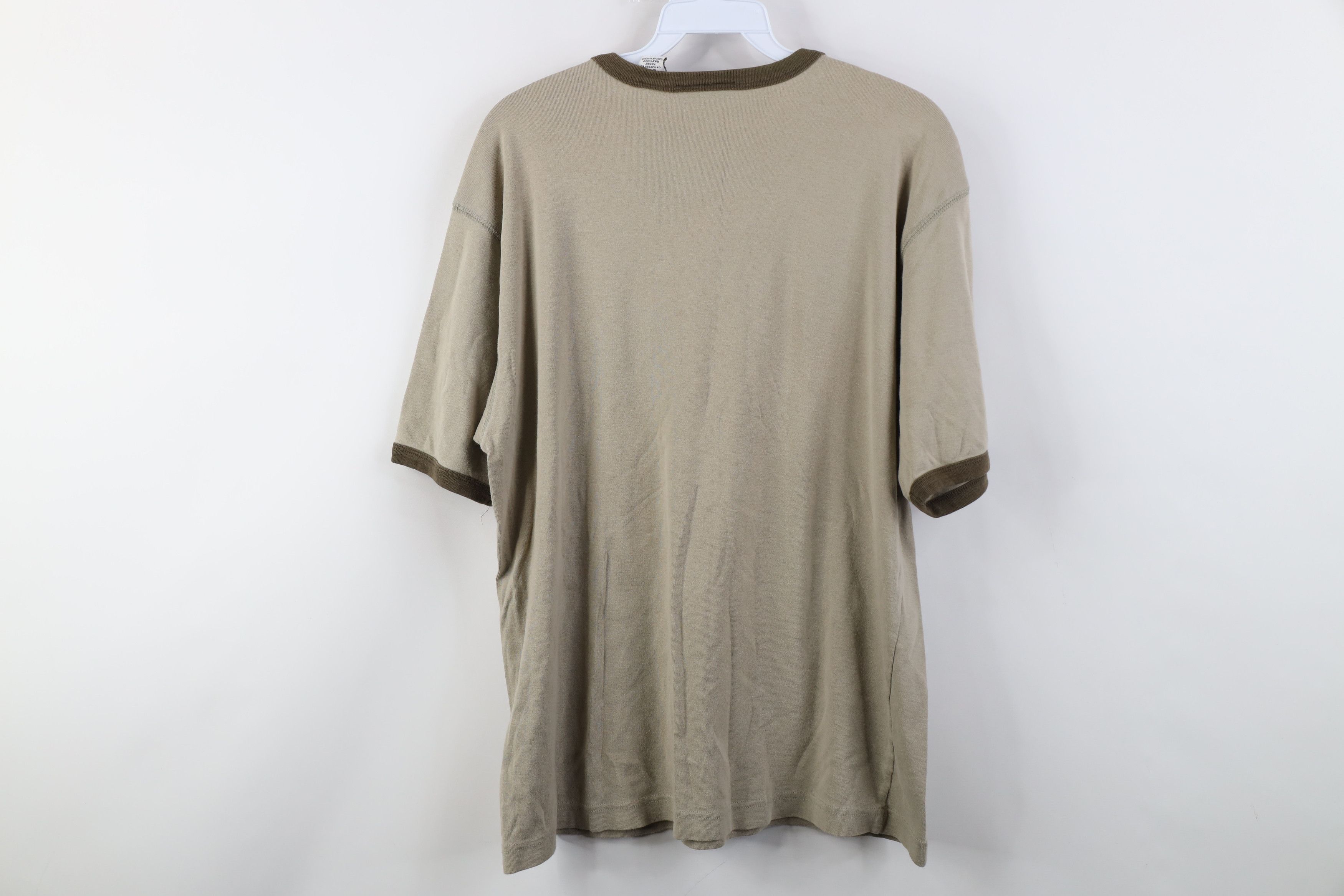 Vintage Vintage 90s Y2K Streetwear Ribbed Knit Ringer T-Shirt USA Size US M / EU 48-50 / 2 - 10 Thumbnail