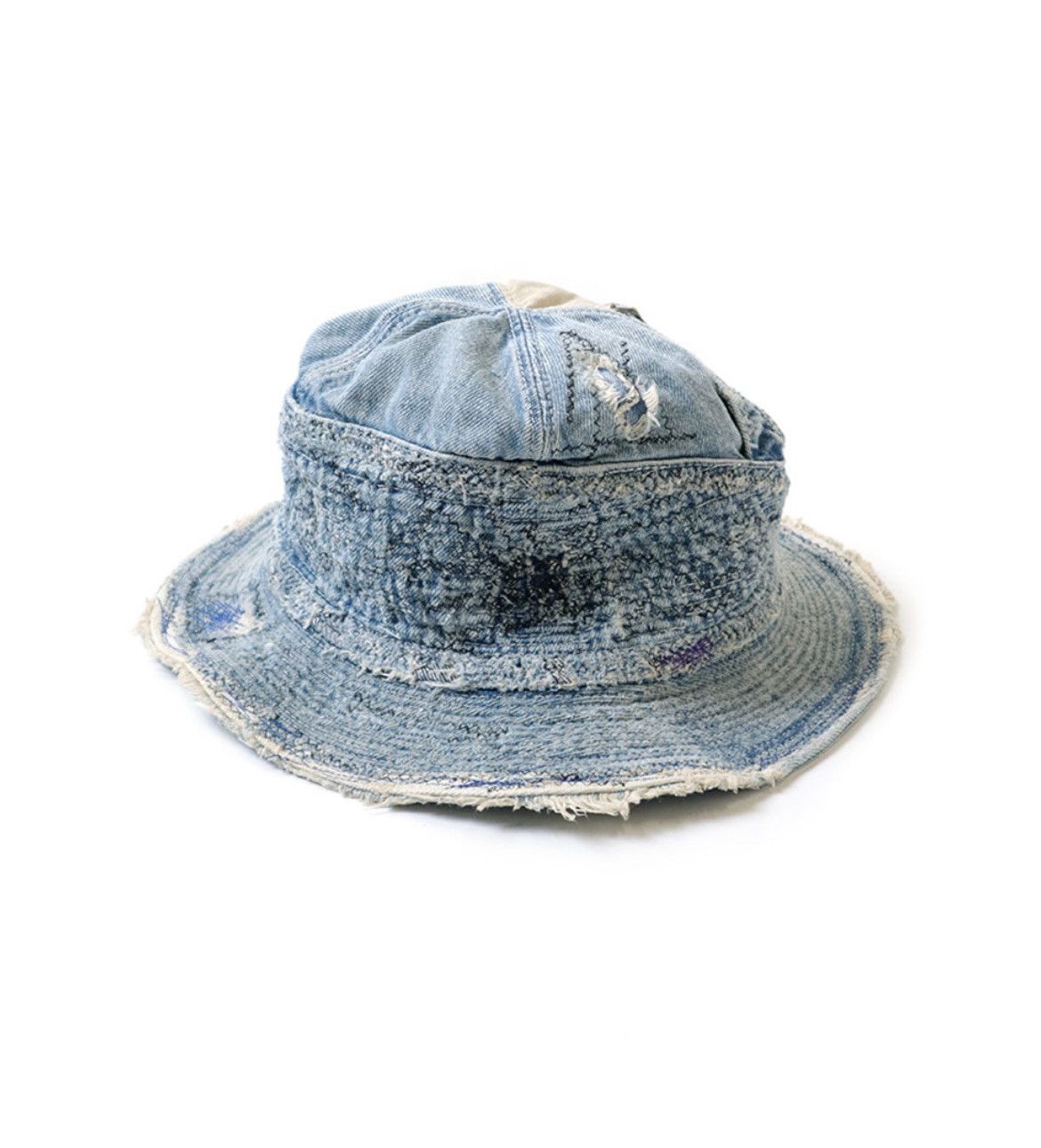 Kapital Kapital 11.5oz old man and sea hat crash denim Size ONE SIZE - 1 Thumbnail