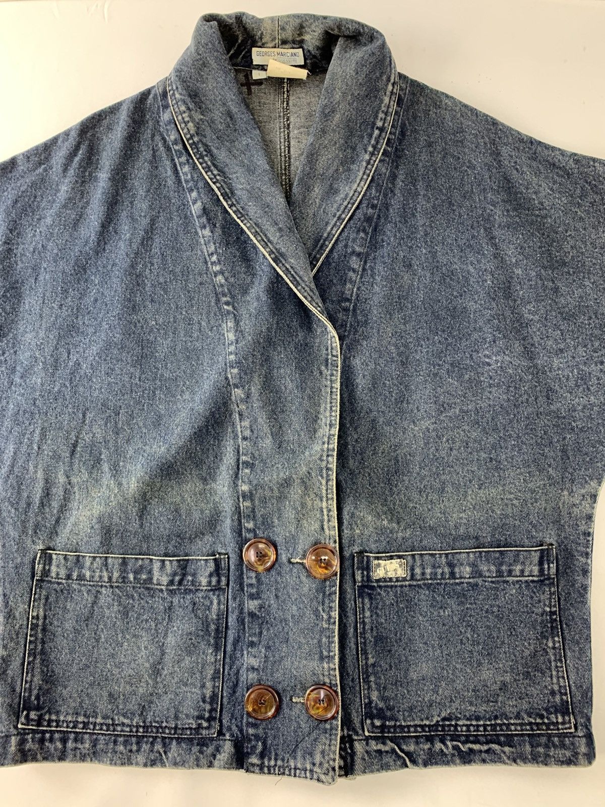 Georges Marciano Georges Marciano For Guess Denim Jeans Jacket Big Pocket Size US XL / EU 56 / 4 - 3 Thumbnail