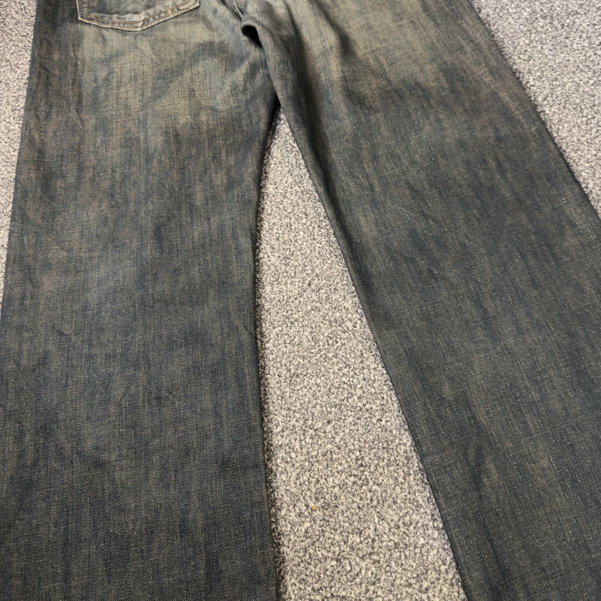 Seditionaries 90s Slim Boot Fit Gap Distressed Rusty Denim Size US 31 - 9 Thumbnail