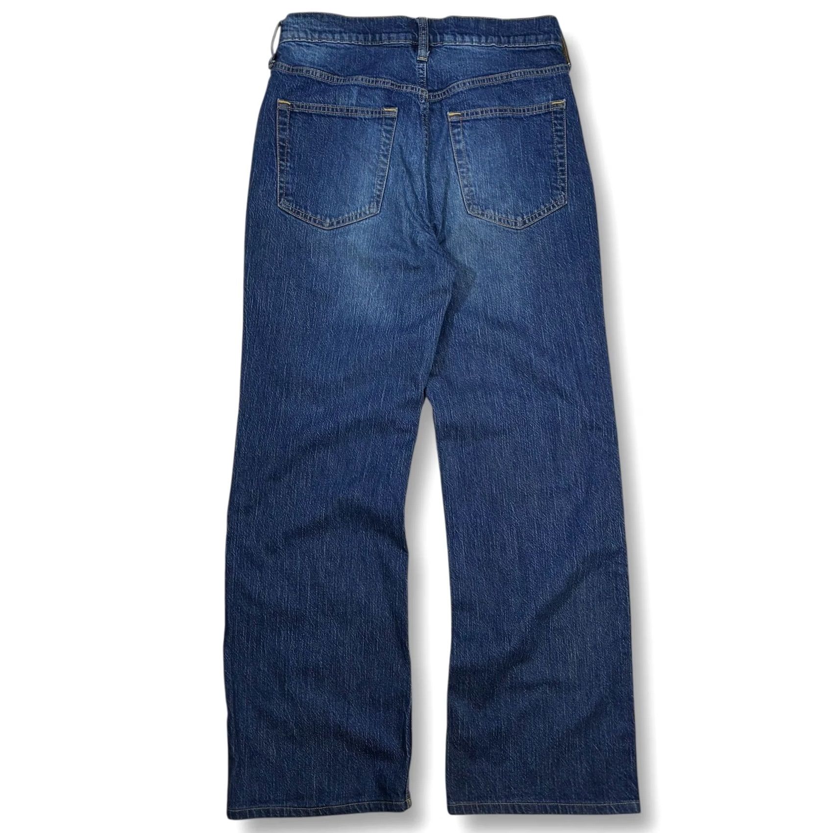Gap VINTAGE GAP Jeans Woman Flare High Rise Width 28 Blue Denim Pants Distressed Pockets Zipper Button Modern Classics Mens? Size 28" / US 6 / IT 42 - 2 Thumbnail