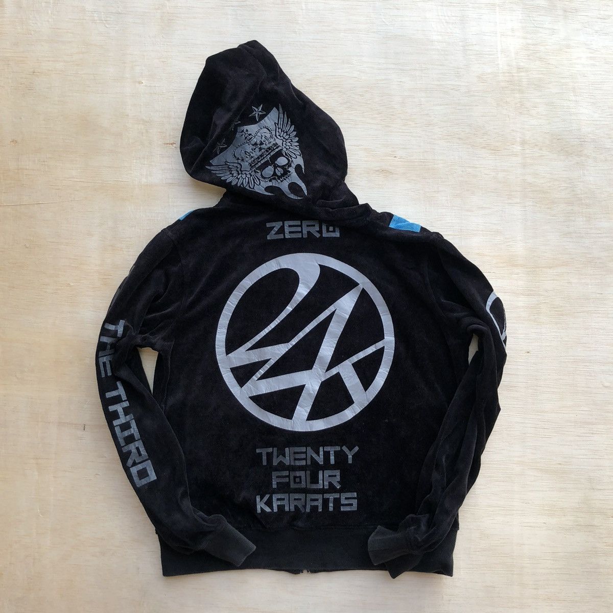 Japanese Brand 24 KARATS J SOUL BROTHERS ZERO ZIP HOODIE Size M / US 6-8 / IT 42-44 - 3 Thumbnail