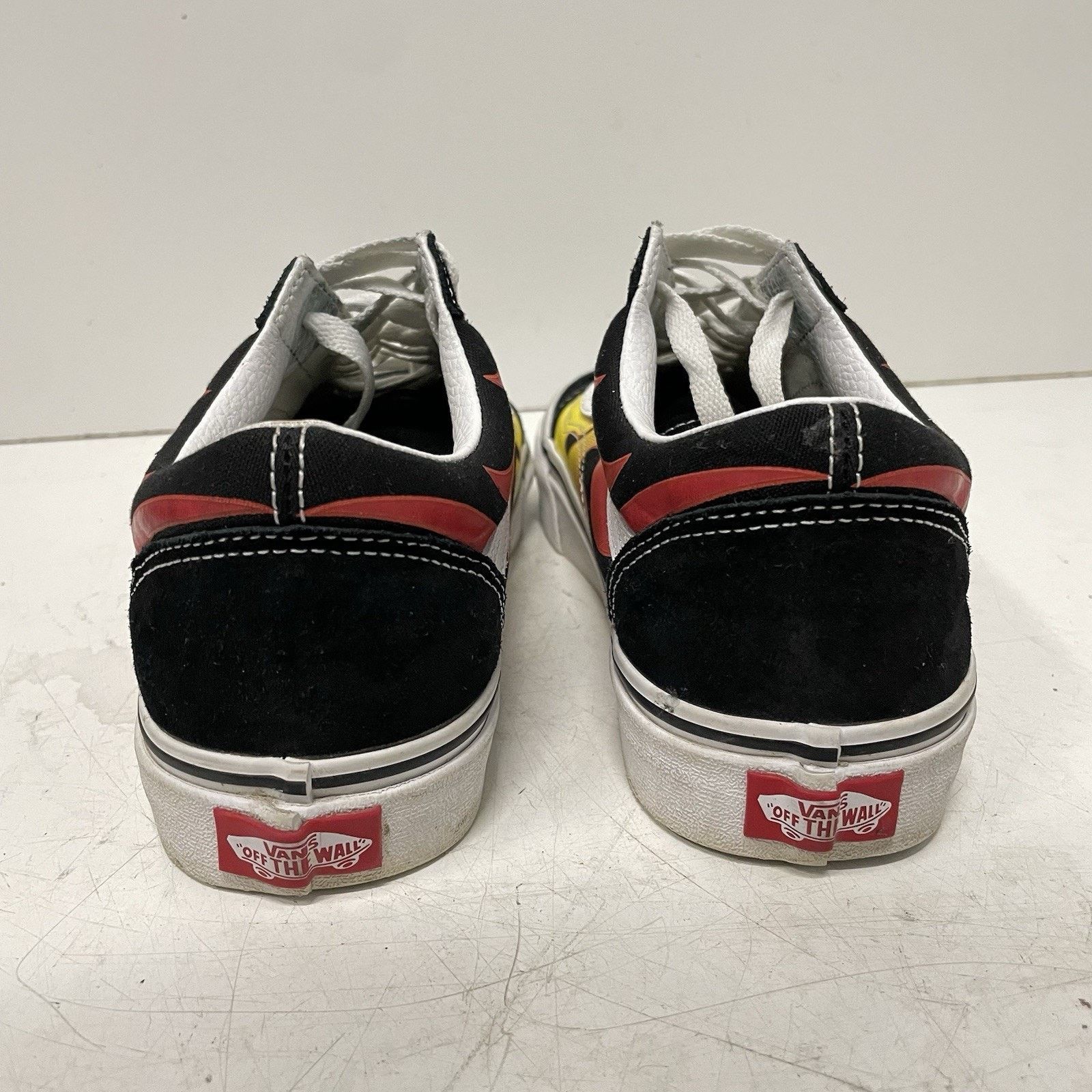 Vans Vans Old Skool Flame Sneakers 7.5 Black Skateboarding Shoes Size US 7.5 / EU 40-41 - 5 Thumbnail