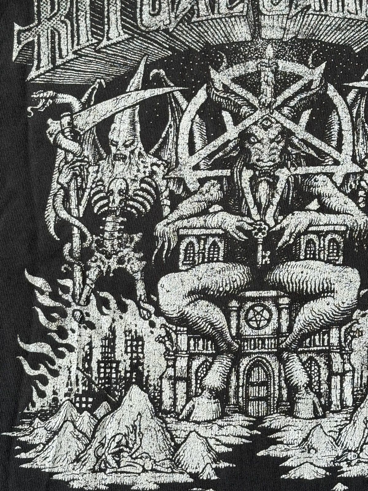 Band Tees × Nirvana × Vintage Vintage Ritual Garnage Metal Core LongSleeves /Bjork Sade Size US M / EU 48-50 / 2 - 10 Thumbnail