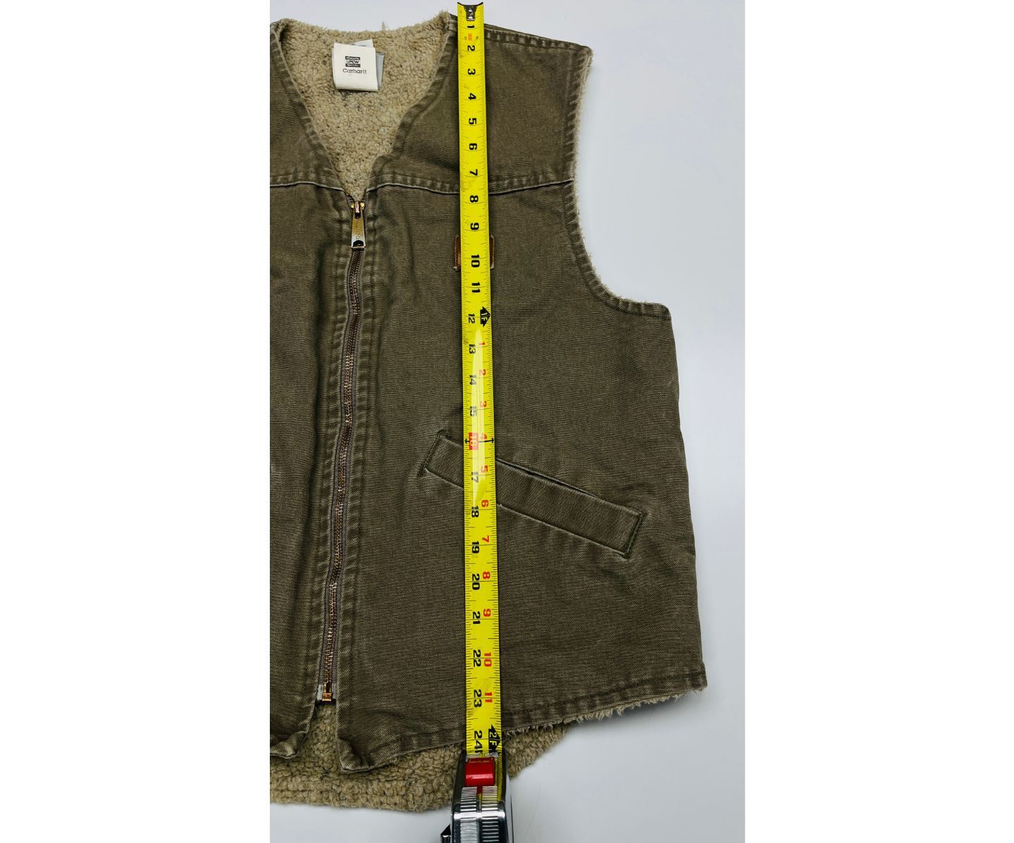 Carhartt Carhartt Men's Vintage V13 DES V-Neck Full Zip Cotton Vest Size US M / EU 48-50 / 2 - 5 Thumbnail