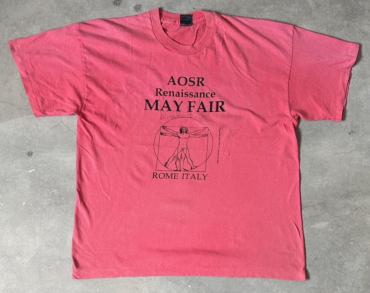Vintage VINTAGE LEONARDO DA VINCCI ROME ITALY TEE Size US XL / EU 56 / 4 - 1 Thumbnail