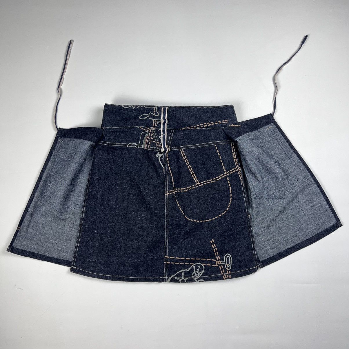 Marithe + Francois Girbaud Marithé + François Girbaud Modular Denim skirt Size 27" / US 4 / IT 40 - 3 Thumbnail