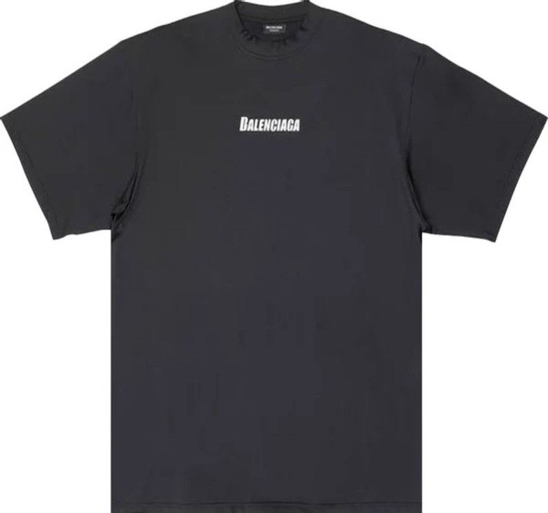 image of Balenciaga O1Mt1Gz0524 Swim T-Shirt In Black, Men's (Size Small)