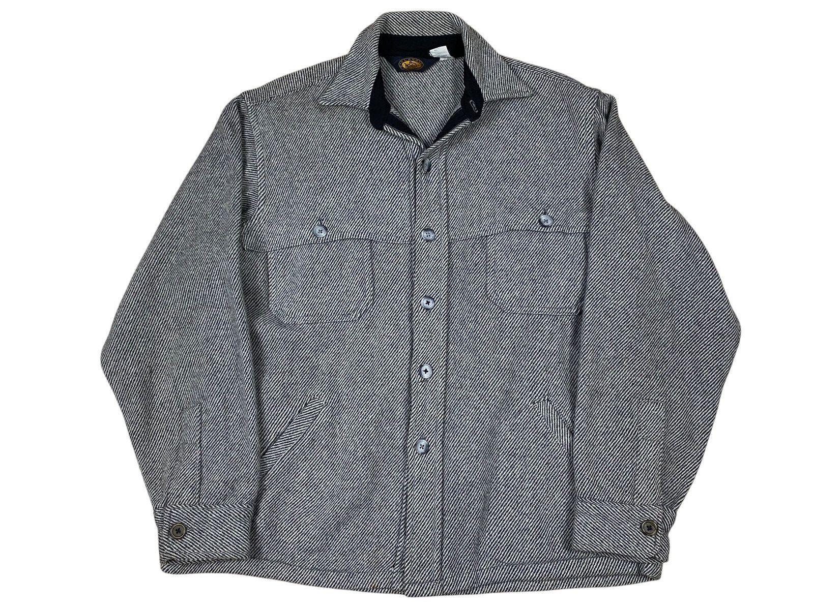 Vintage × Woolrich Woolen Mills Vtg 80s Woolrich Wool Jacket Button Size US L / EU 52-54 / 3 - 1 Thumbnail