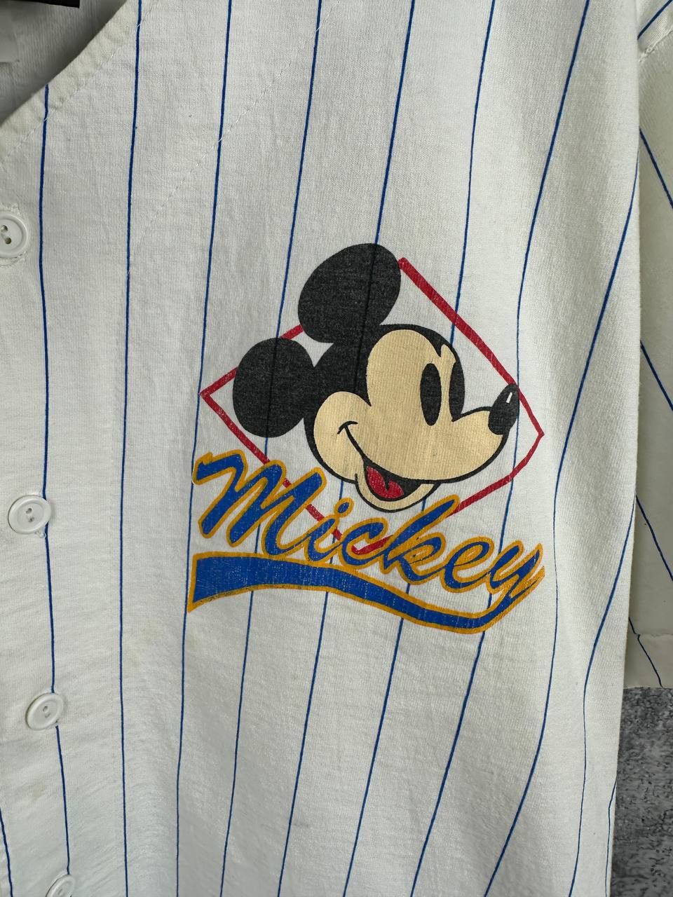 Disney Mickey Sport Baseball T-Shirt Jersey Made in USA 90s