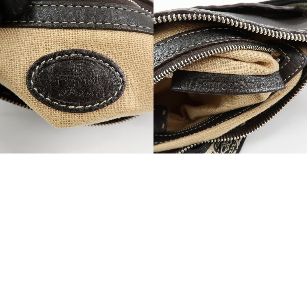 Fendi Fendi Selleria Leather Crossbody Bag Brown Size ONE SIZE - 8 Thumbnail