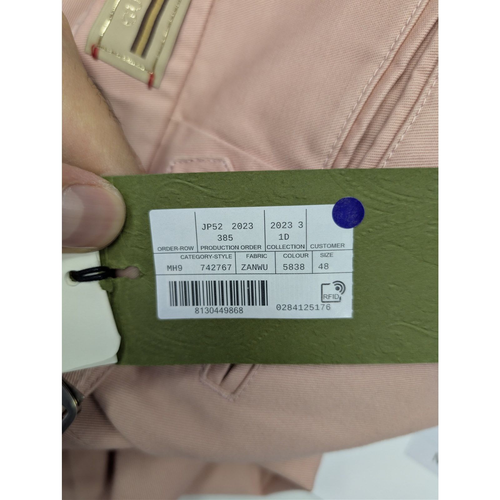 Gucci o1rshd1 Military Cotton Drill Treated Loose Pant in Pink Size US 32 / EU 48 - 22 Thumbnail