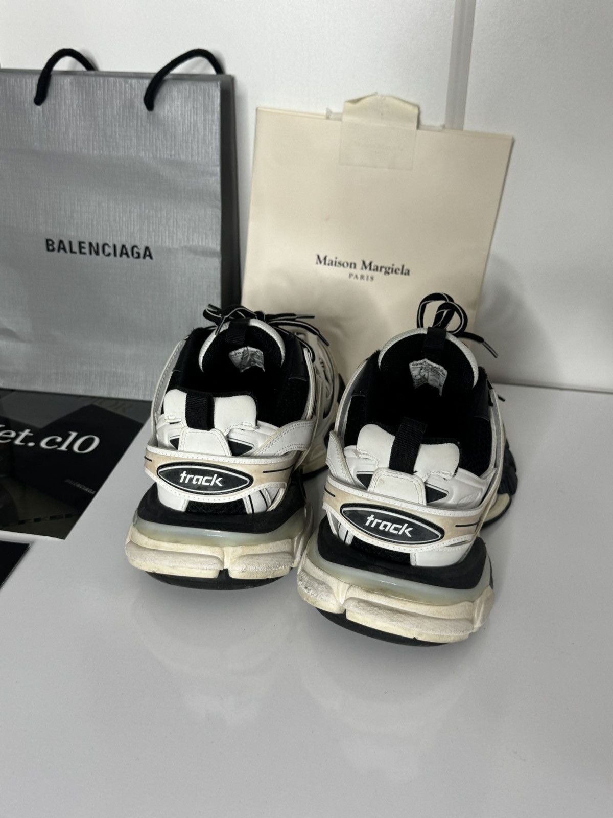 Balenciaga ✅ Balenciaga Track 1 White Black Low 40 Size US 7.5 / EU 40-41 - 6 Thumbnail