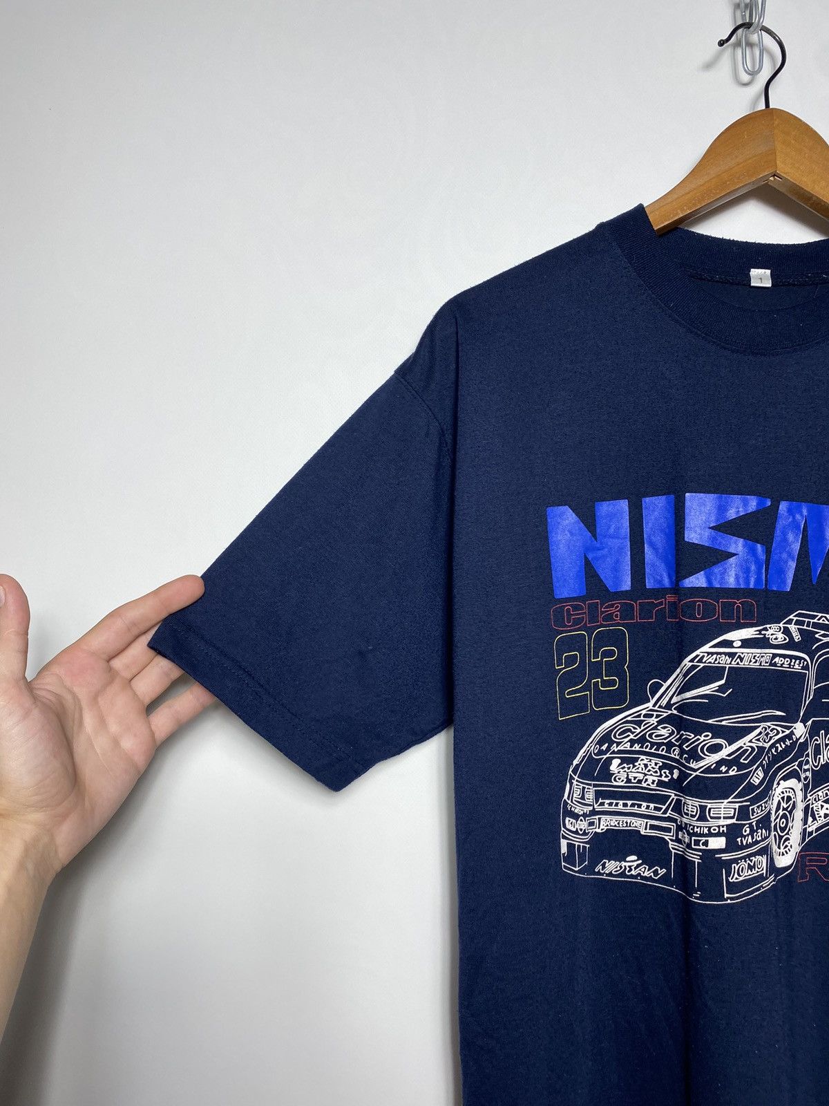 Sports Specialties × Vintage Rare 90s Nismo Clarion 23 GT:RLM Vintage T-shirt Tee Size US M / EU 48-50 / 2 - 4 Thumbnail
