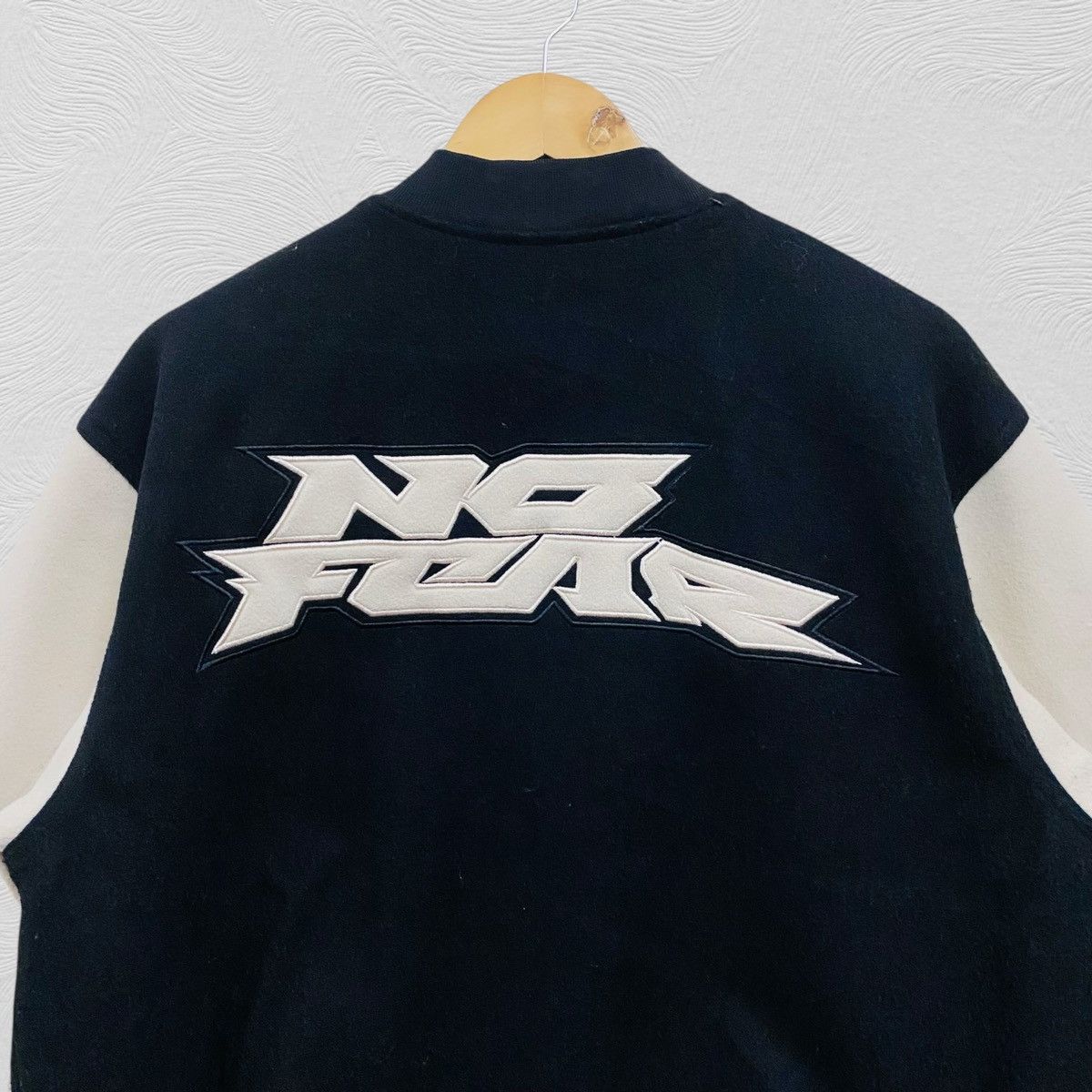 No Fear No fear varsity jacket spellout biglogo Size US L / EU 52-54 / 3 - 5 Thumbnail