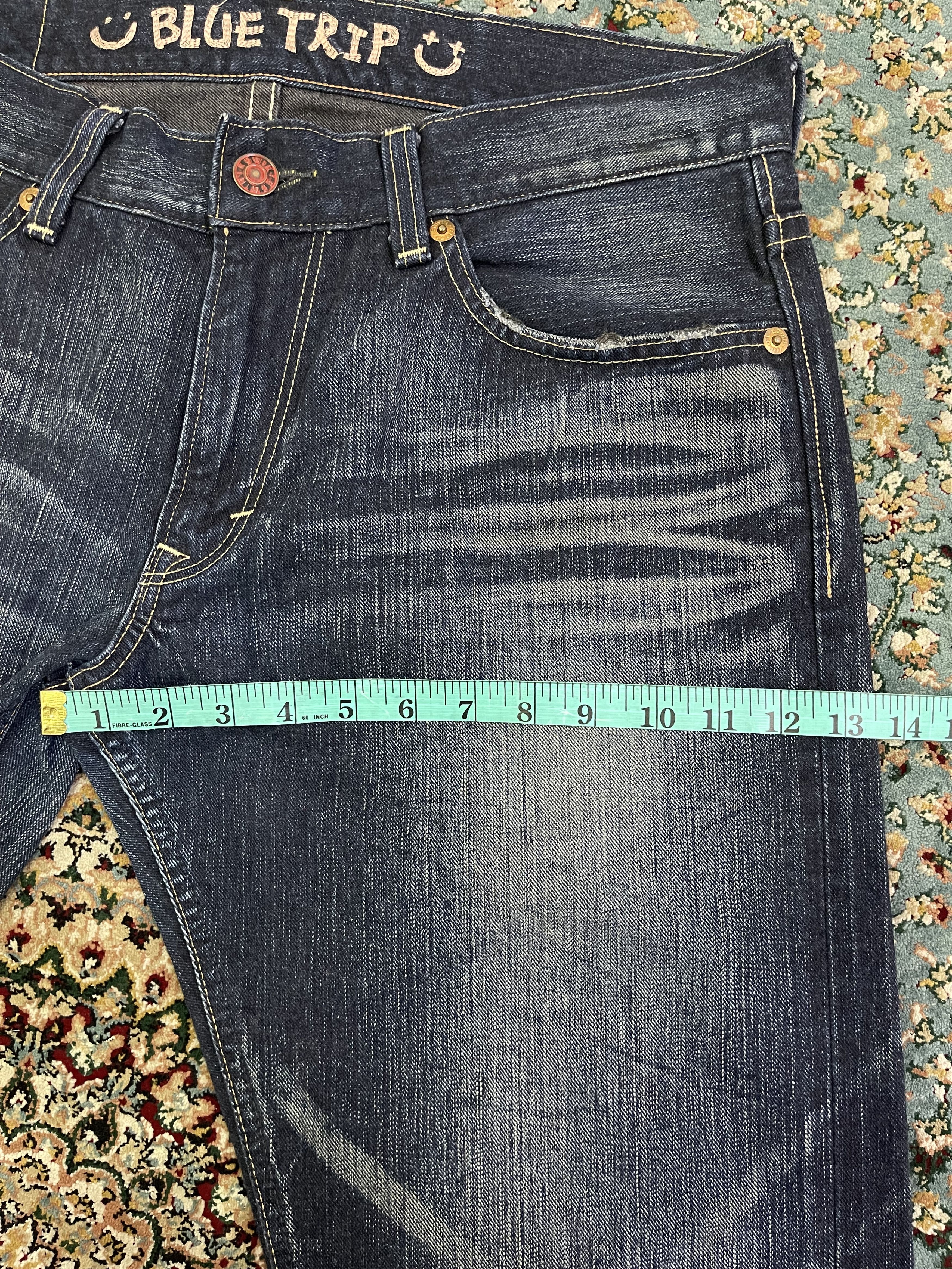 Edwin Edwin Blue Trip Slim Straight Denim Jeans Size US 36 / EU 52 - 11 Thumbnail