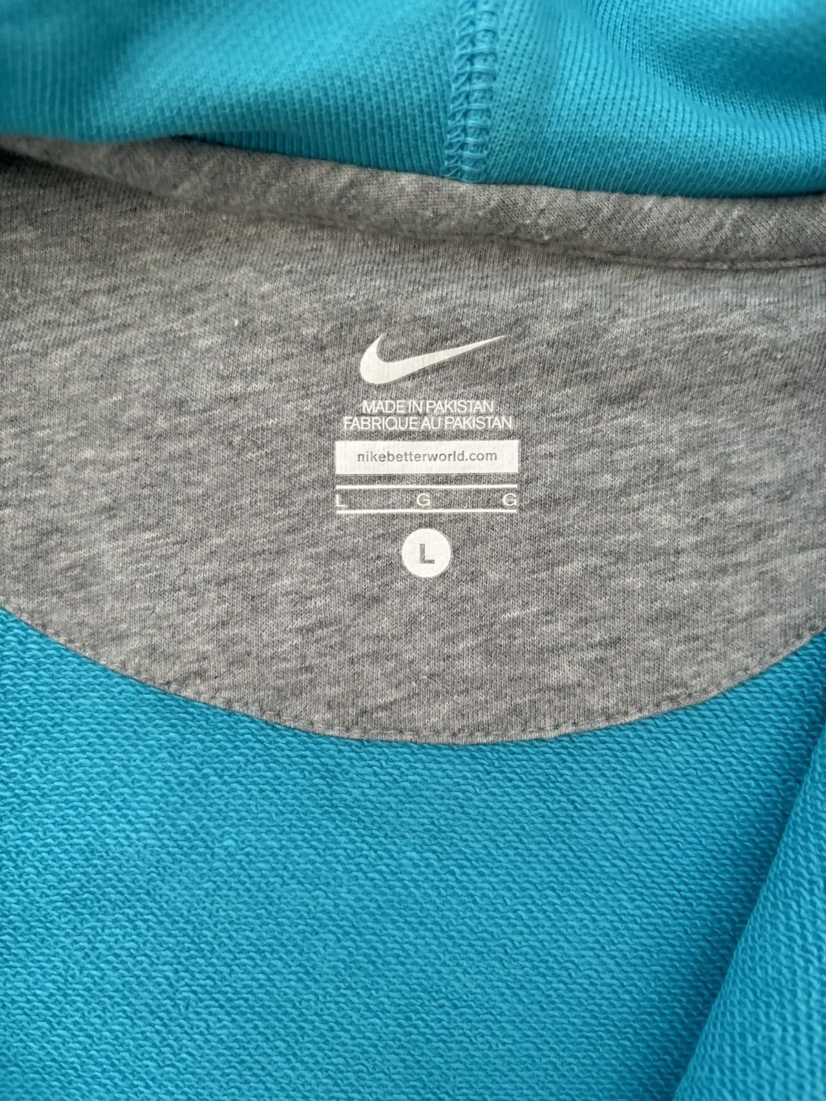 Nike × Vintage vintage nike spell out zip up Size US M / EU 48-50 / 2 - 7 Thumbnail