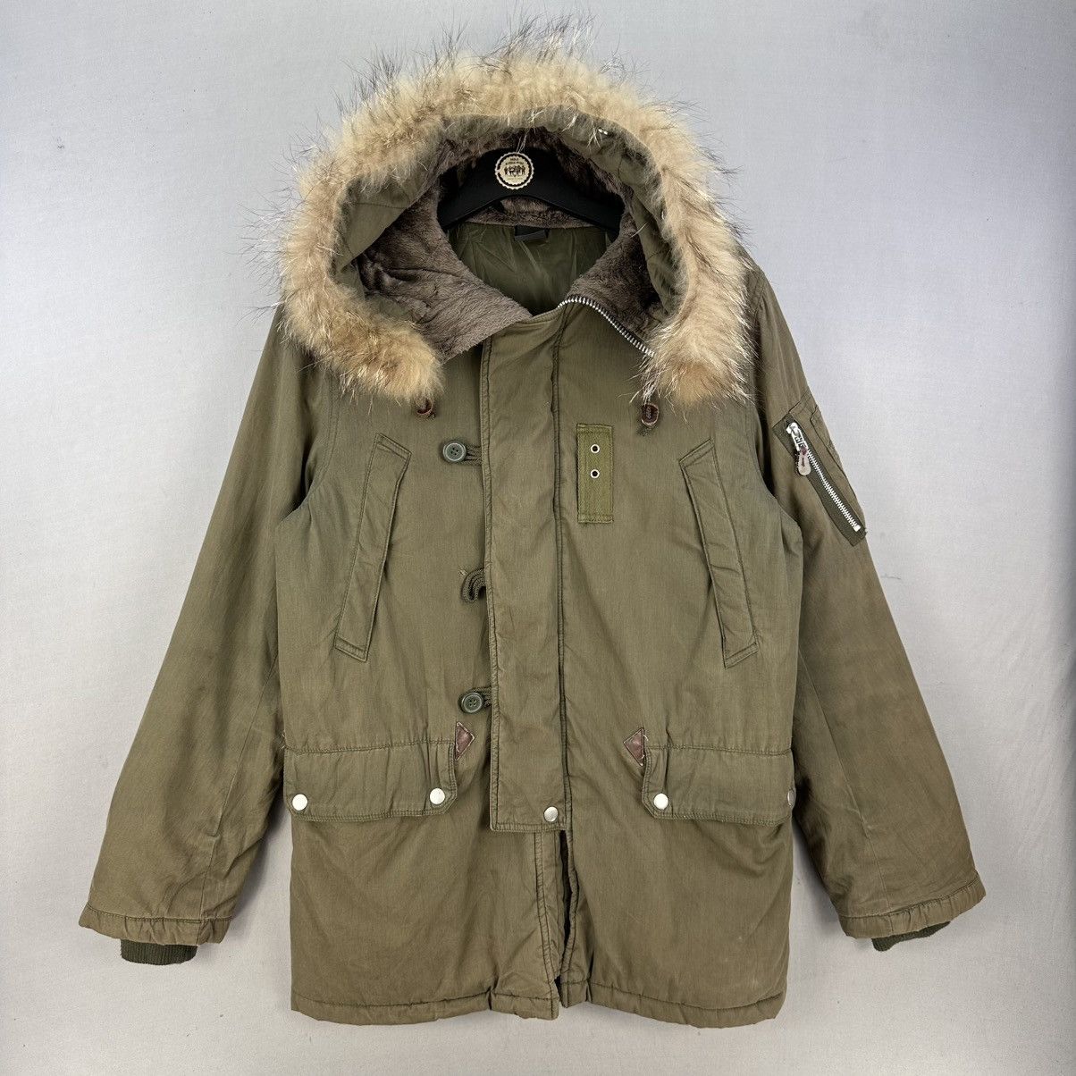 HARE HARE If Six Was Nine Military Style Parka Jacket Hoodie Size US S / EU 44-46 / 1 - 1 Thumbnail