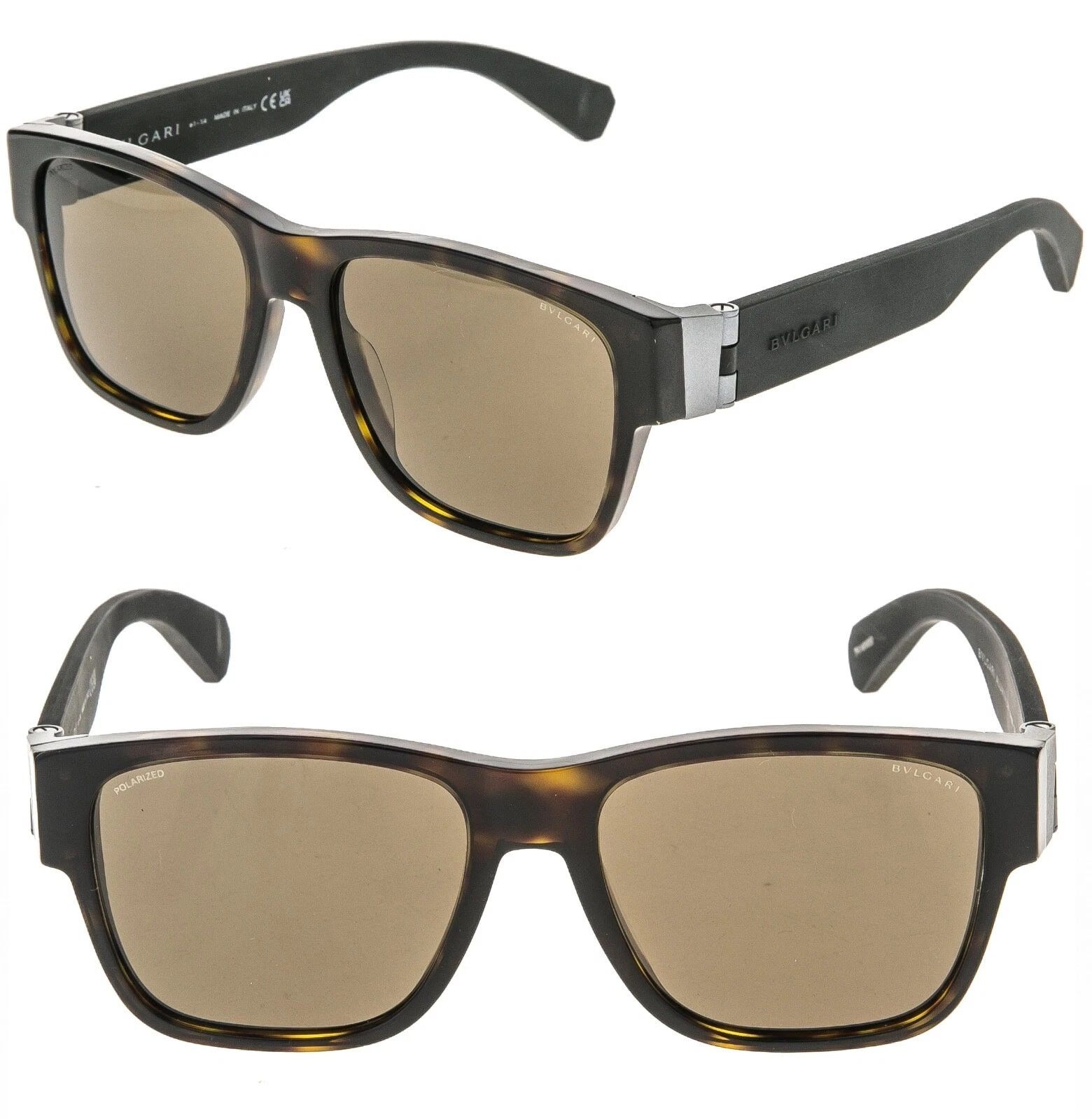 Bvlgari Bv40022I Aluminium Polarized Men Sunglass 40022 52H in Brown, Women's