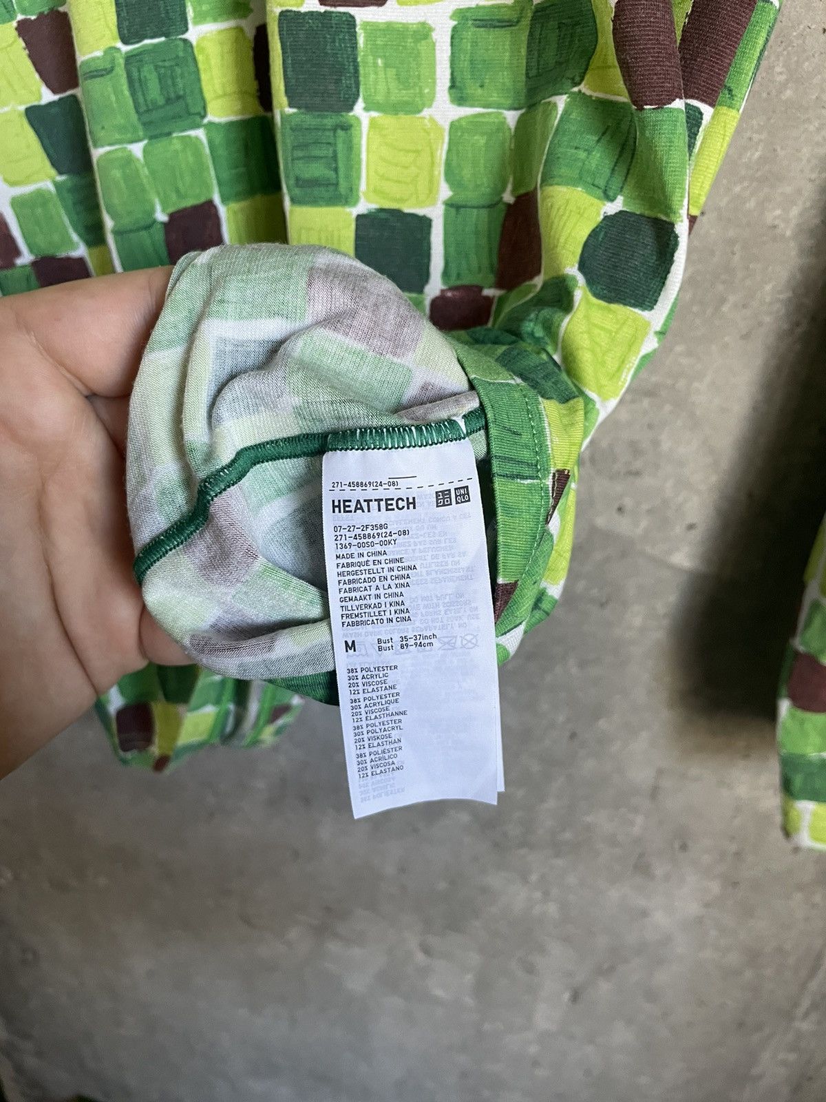 Marni × Uniqlo Rare Marni X Uniqlo Abstraction Heattech Turtleneck Y2k Size US M / EU 48-50 / 2 - 7 Thumbnail