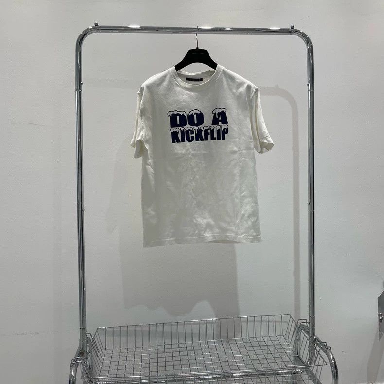 Louis Vuitton Snow Mountain Letter Short Sleeve