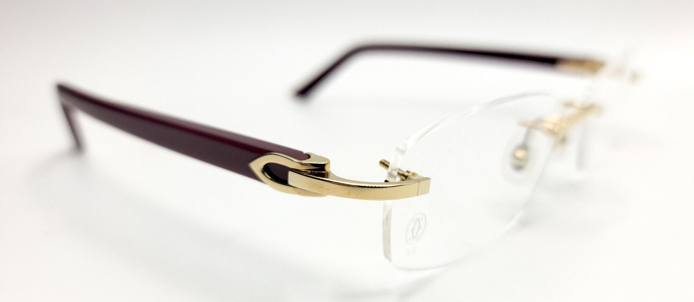 Cartier NEW! Cartier Glasses Canazei Burbundy CT0048O Size ONE SIZE - 10 Thumbnail