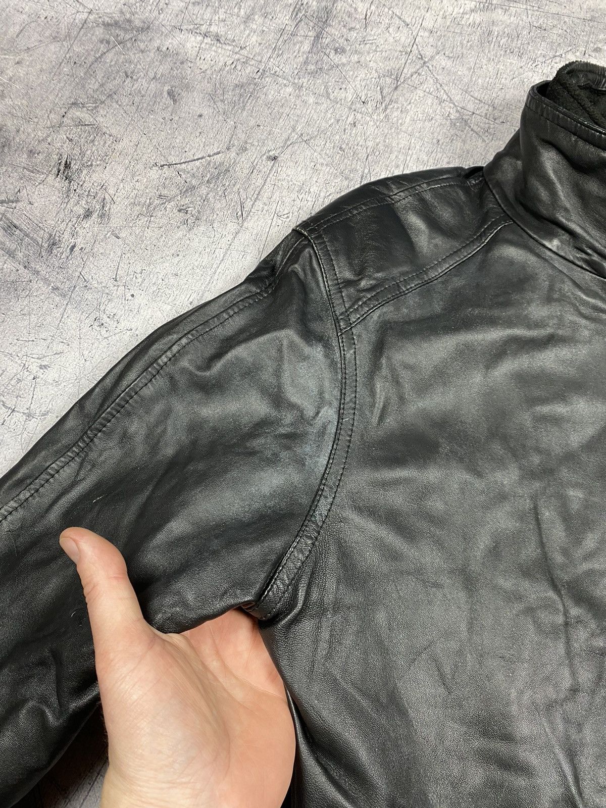 Vintage Vintage Rare Arsenal FC Leather Jacket London Football Club Size US S / EU 44-46 / 1 - 15 Thumbnail