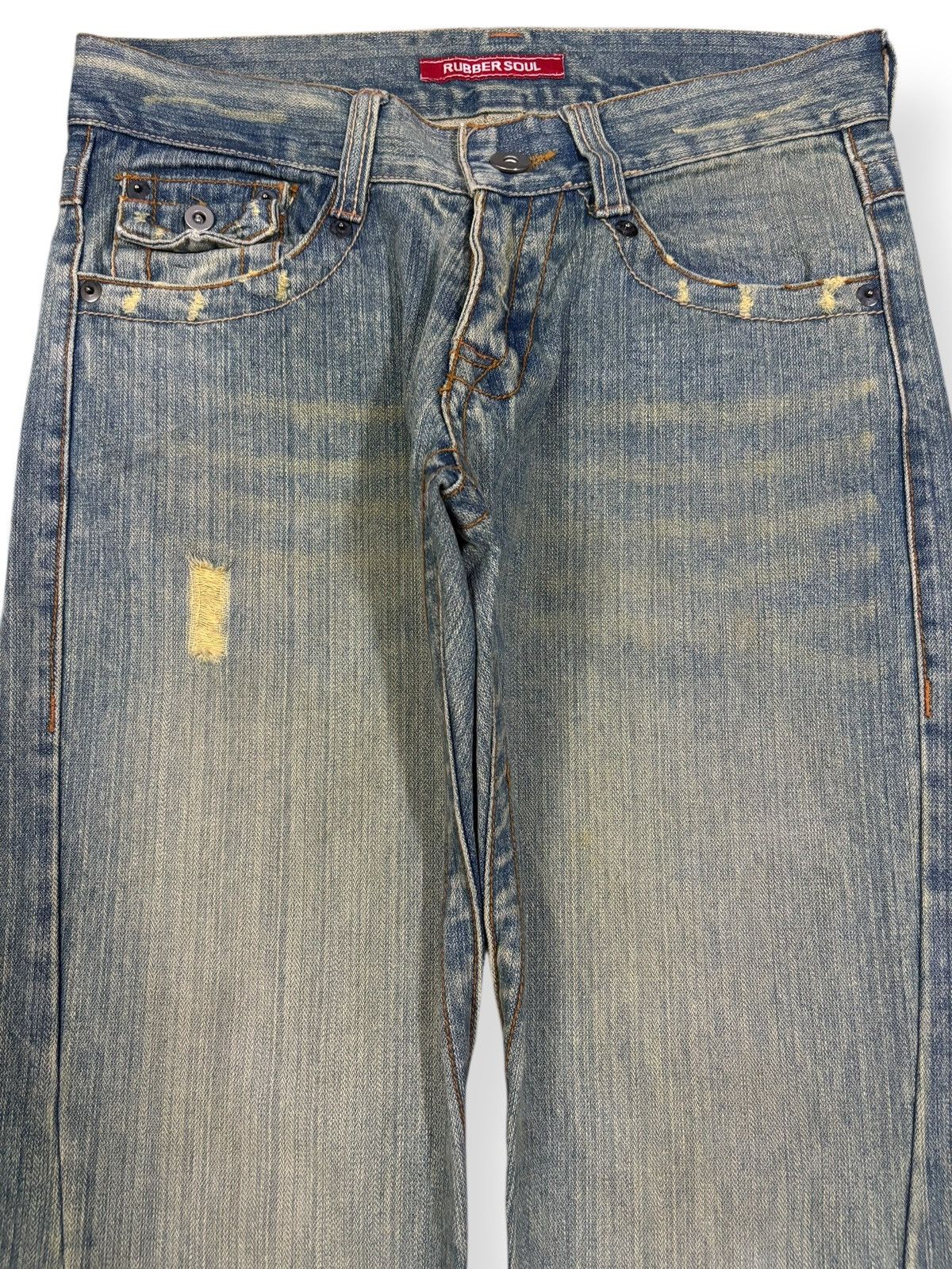 Tornado Mart Vintage Japanese Brand Rusty Mud Wash Flare Distressed Jeans Size US 31 - 3 Thumbnail