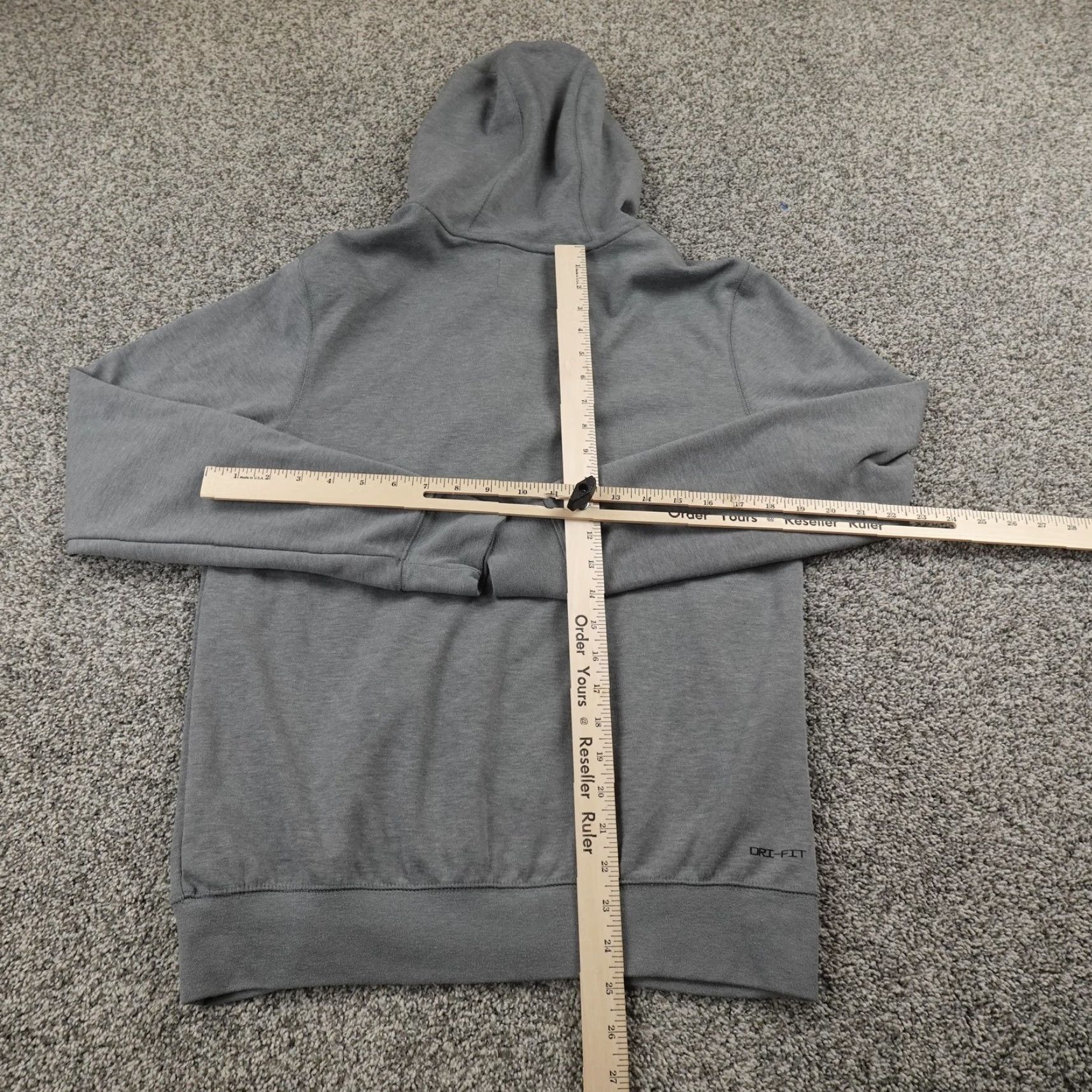 Jordan Brand Jordan Hoodie Mens S Gray Dri FIT Full Zip Sweatshirt Jacket Nike Jumpman Air Size US S / EU 44-46 / 1 - 7 Thumbnail