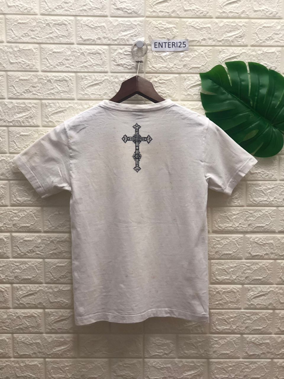 Vintage vintage uk Inspired Chrome Hearts Tee cross skull Size US M / EU 48-50 / 2 - 11 Thumbnail
