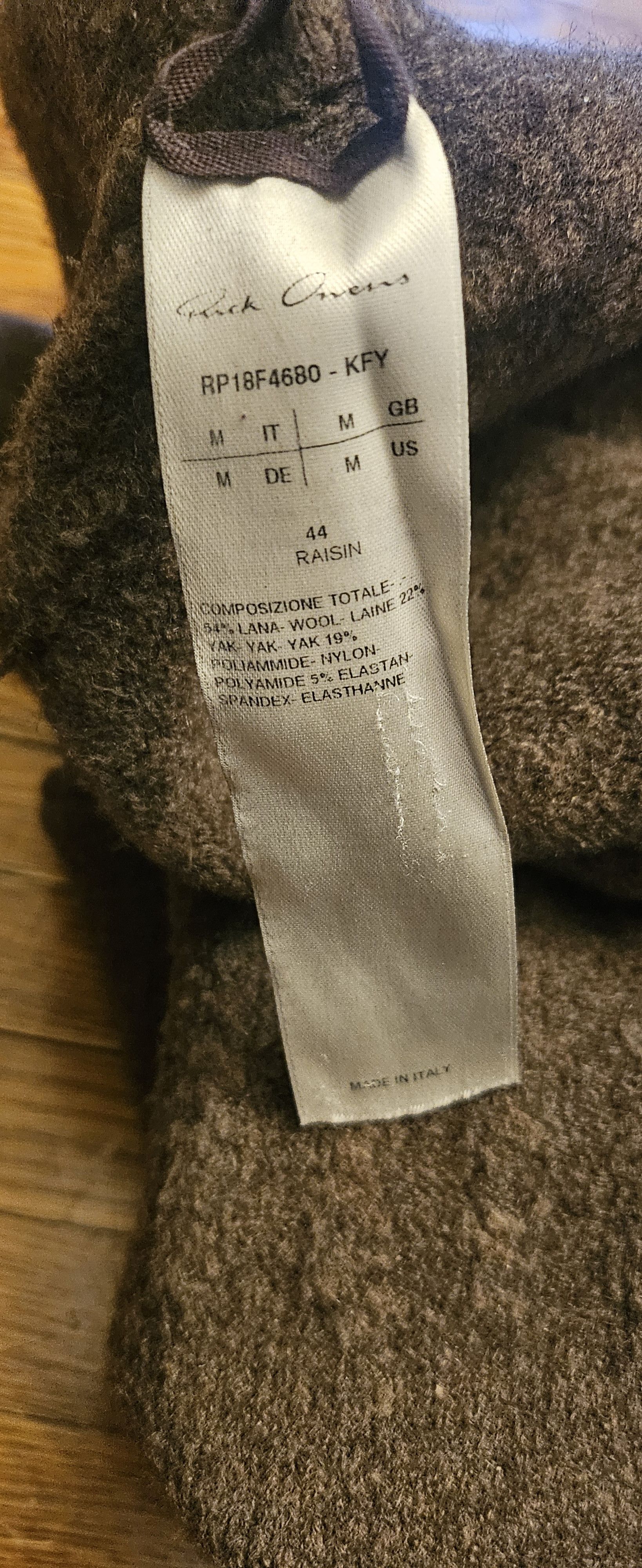 Rick Owens Rick Owens Archive F/W 18 Sisyphus Wool Deformation Knit Size M / US 6-8 / IT 42-44 - 4 Thumbnail