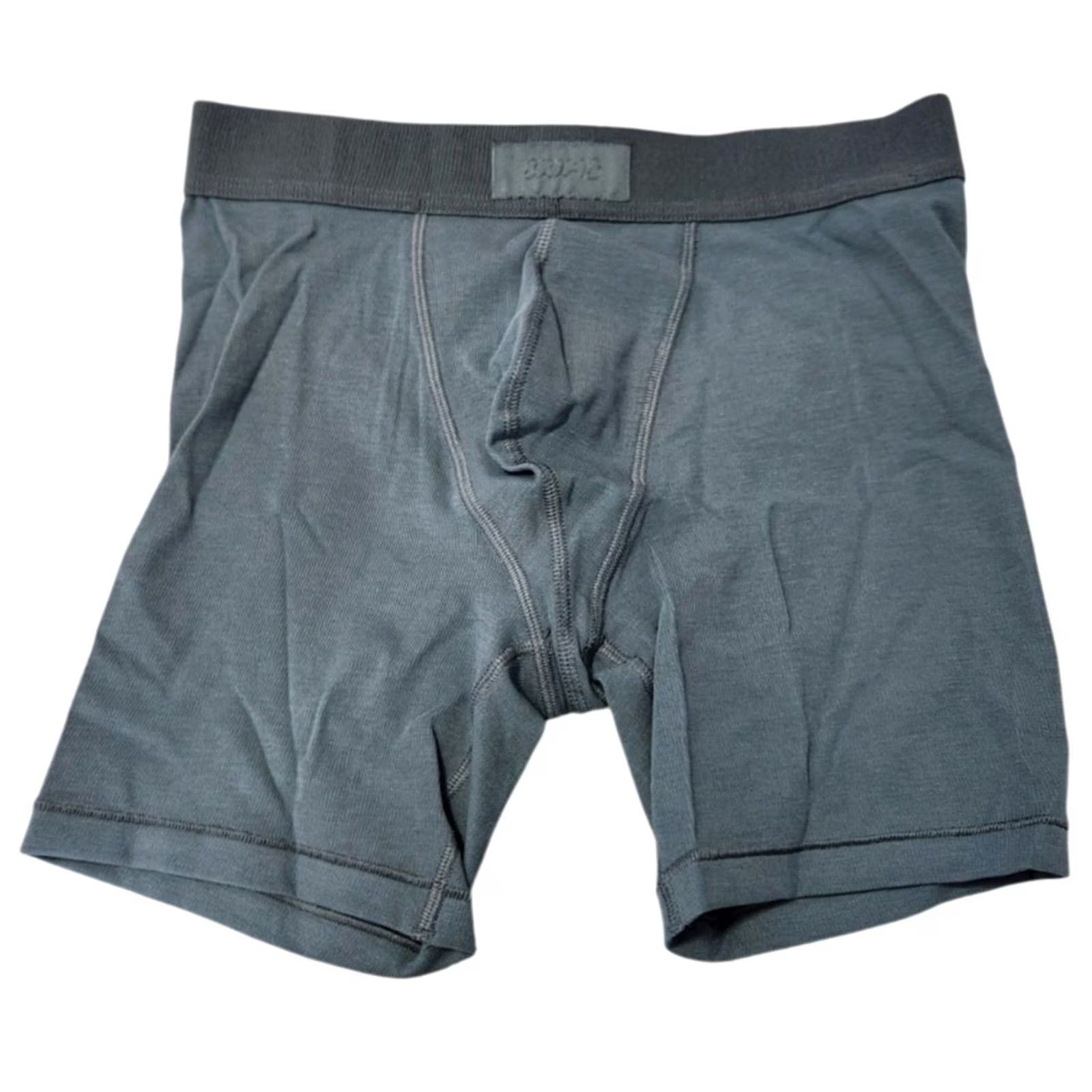 SKIMS Skims Mens Boxer Briefs XS Cotton 5 Inch Underwear Kyanite Blue Size 34R - 2 Thumbnail