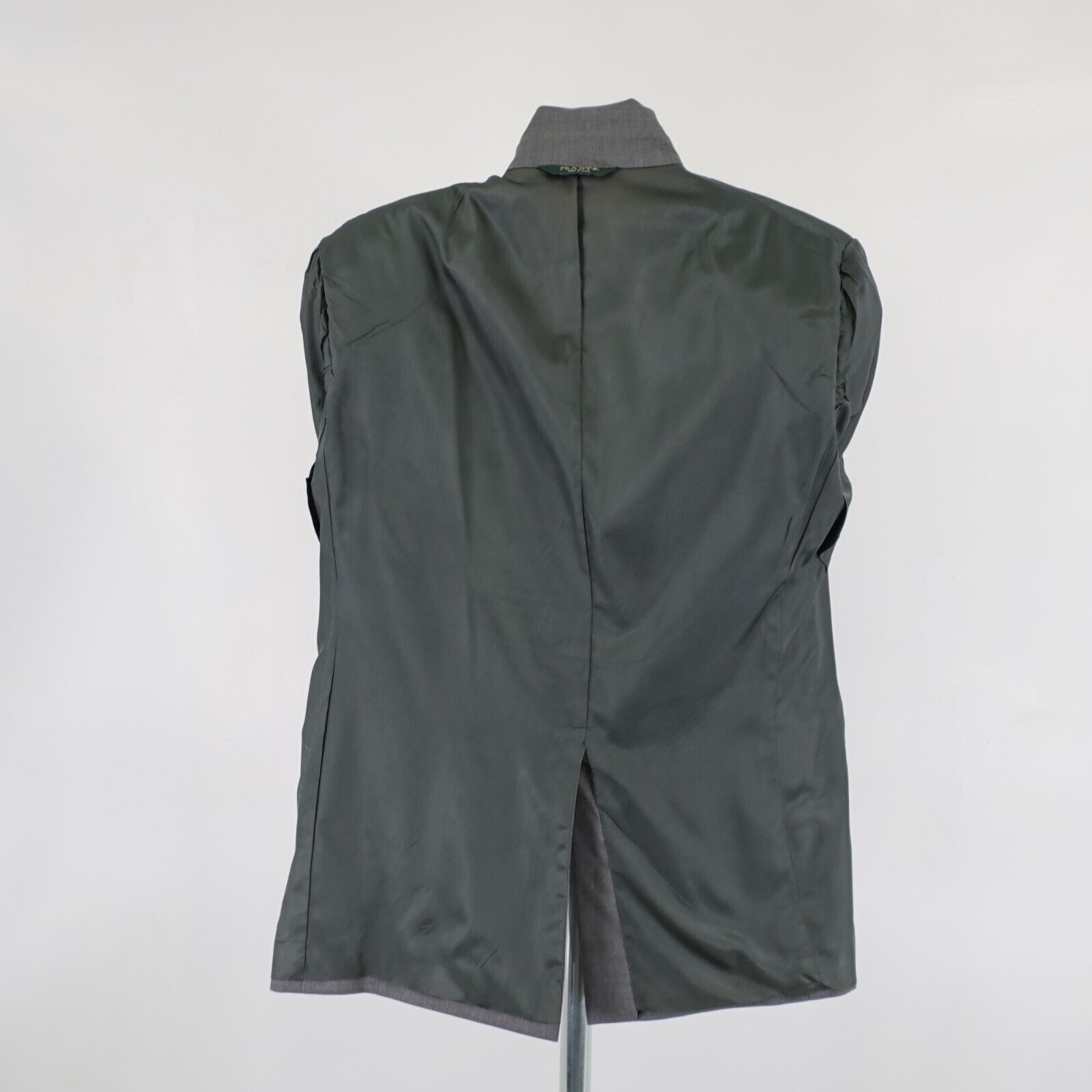 Jos. A. Bank Jos A Bank Traveler's Collecton Gray Twill Wool Blazer 44L 2 Size 44L - 13 Thumbnail