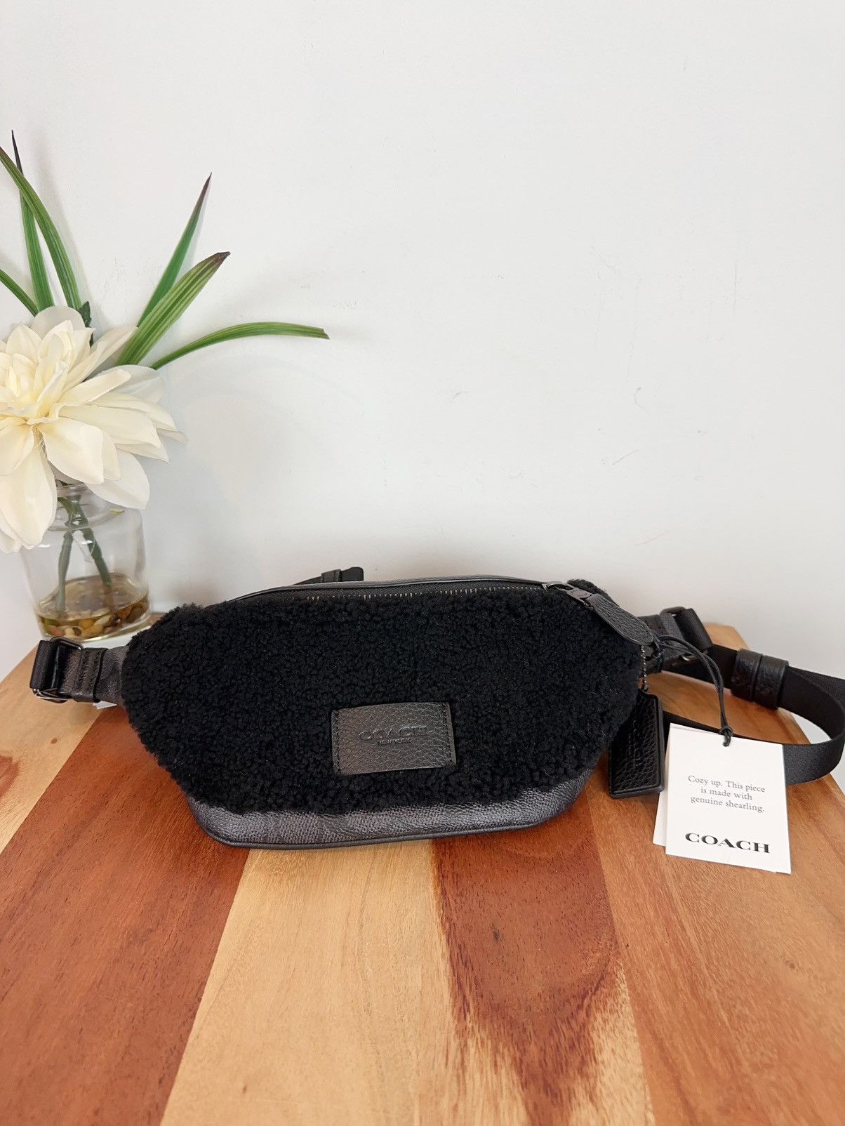 Coach NWT Coach Warren Mini Belt Bag In Signature Canvas Size ONE SIZE - 1 Thumbnail