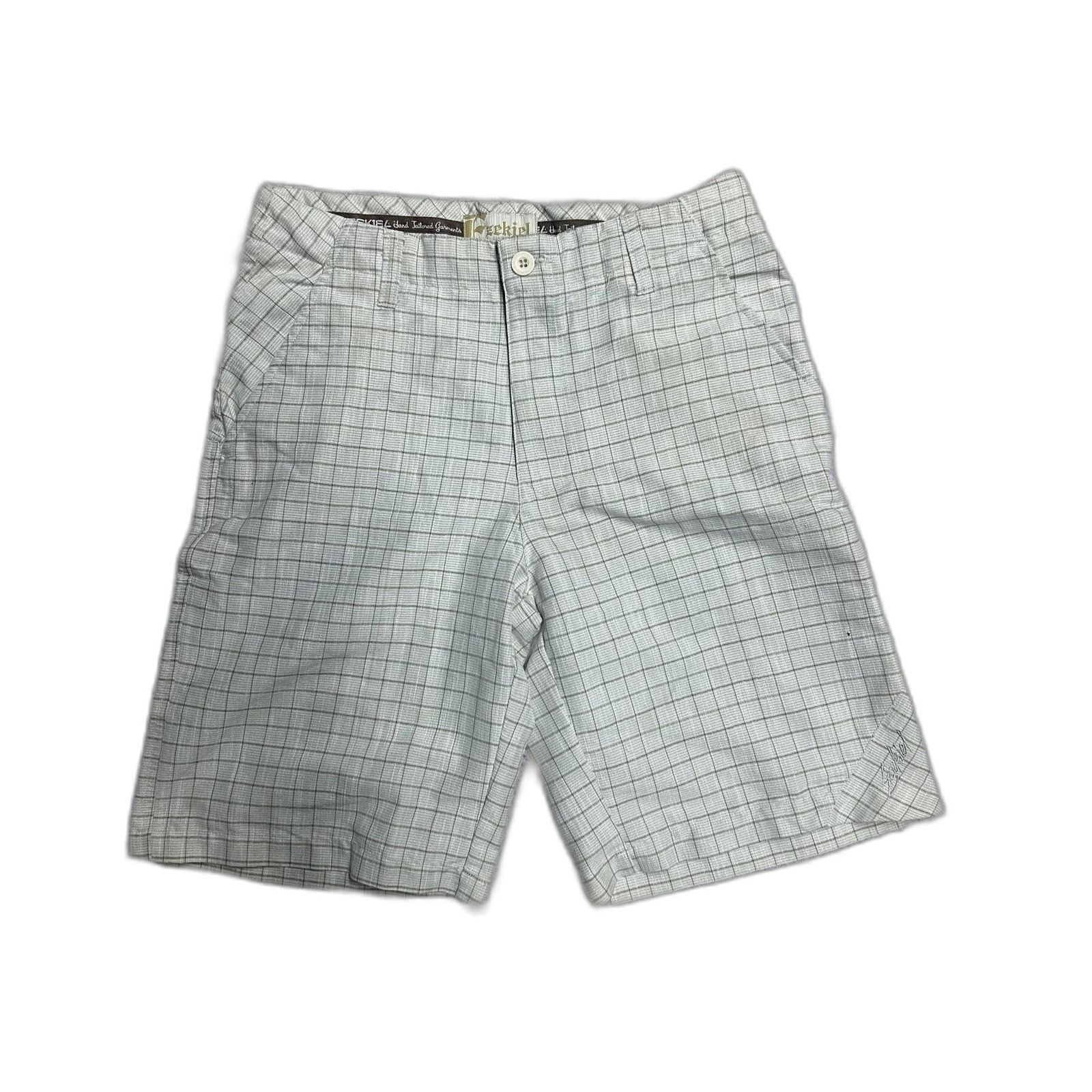 Ezekiel Ezekiel Y2K White Plaid Shorts Casual Chino Mens 30 Size US 30 / EU 46 - 5 Thumbnail