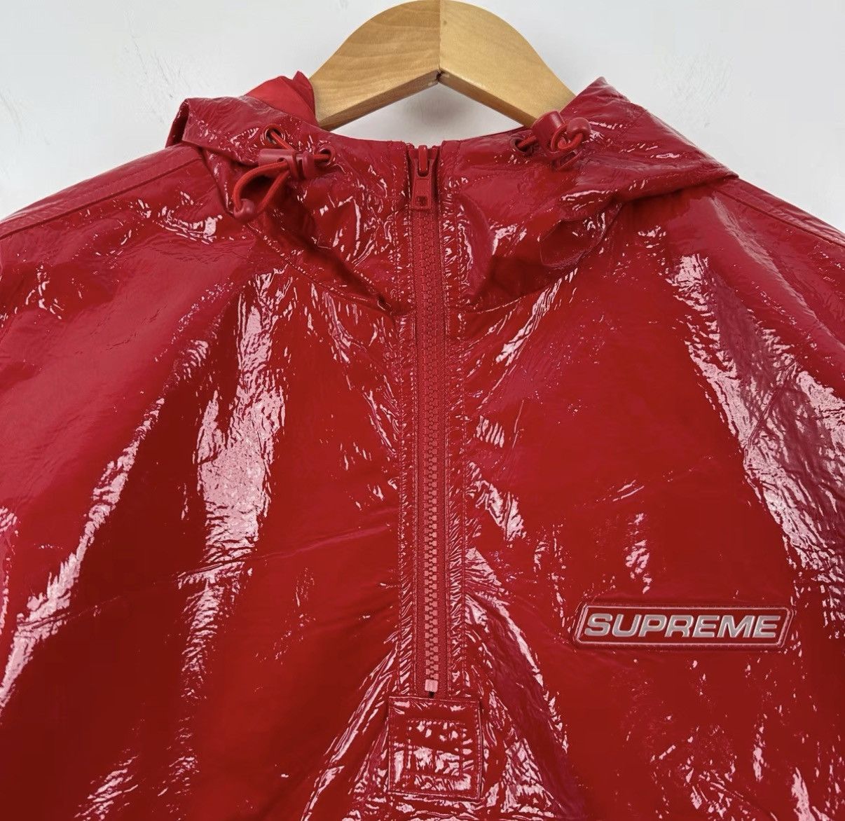 Supreme Supreme Patent Leather 3M Reflective Half-Zip Jacket J42 Size US S / EU 44-46 / 1 - 3 Thumbnail