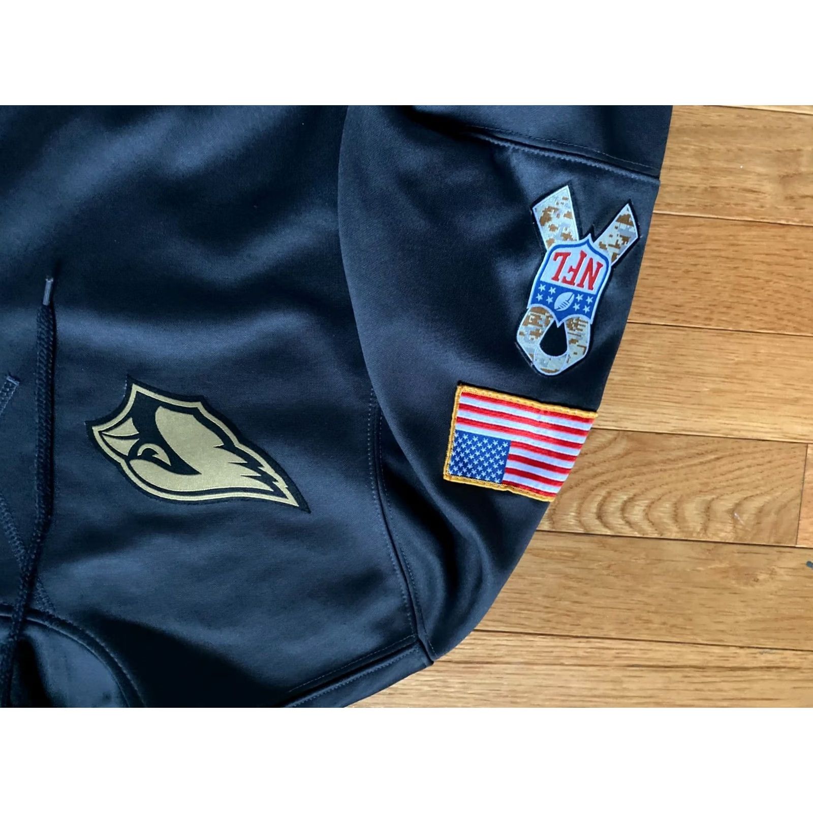 Vintage Nike Salute To Service Arizona Cardinals Hoodie Mens Sz S Pullover Army Green NFL Therma Pullover Size US S / EU 44-46 / 1 - 3 Thumbnail