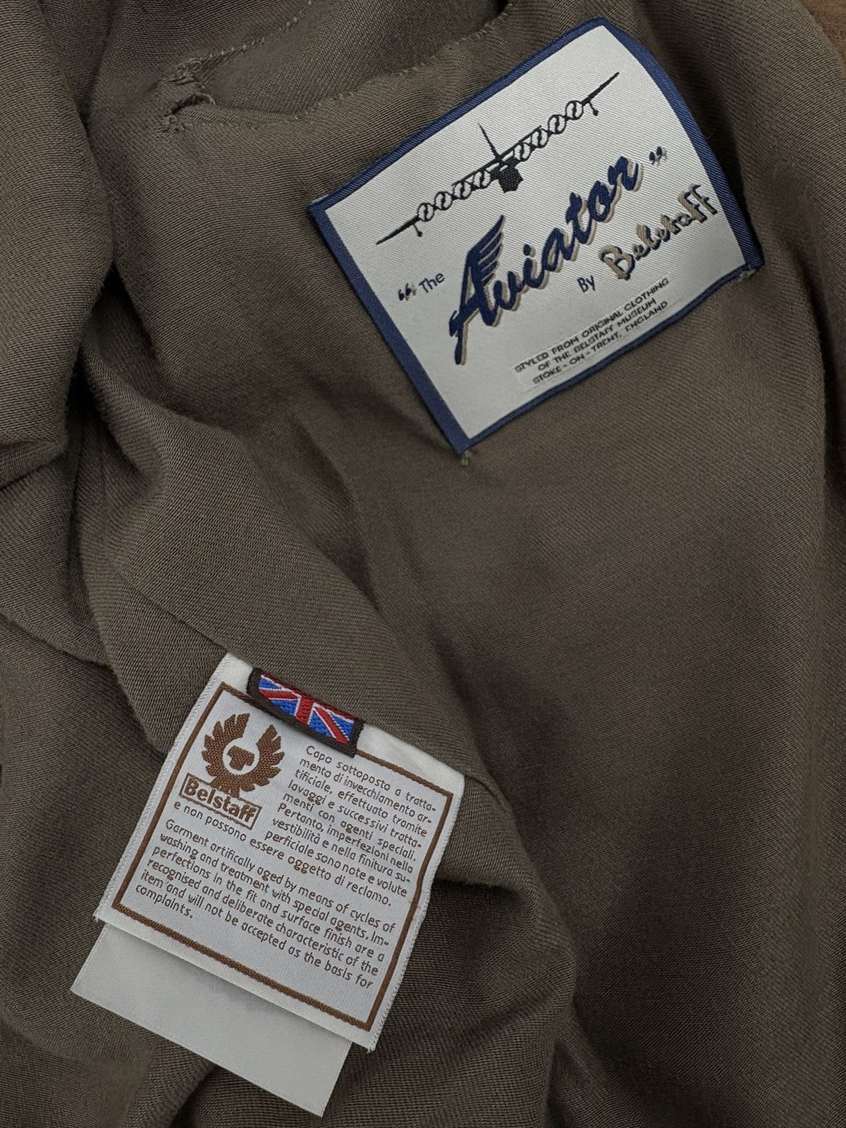 Belstaff Rare "The Aviator" A1 Leather Gold Label Biker Prince Archive Special Edition Bomber Racer Jacket Size US M / EU 48-50 / 2 - 12 Thumbnail