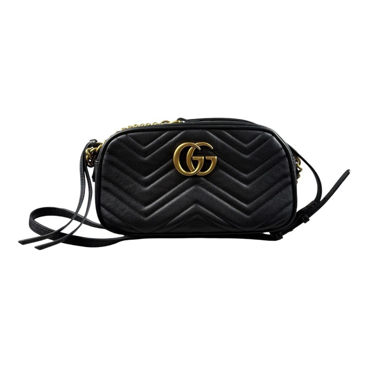 Gucci Gucci GG Marmont ‘Black’ Camera Bag Size ONE SIZE - 1 Thumbnail