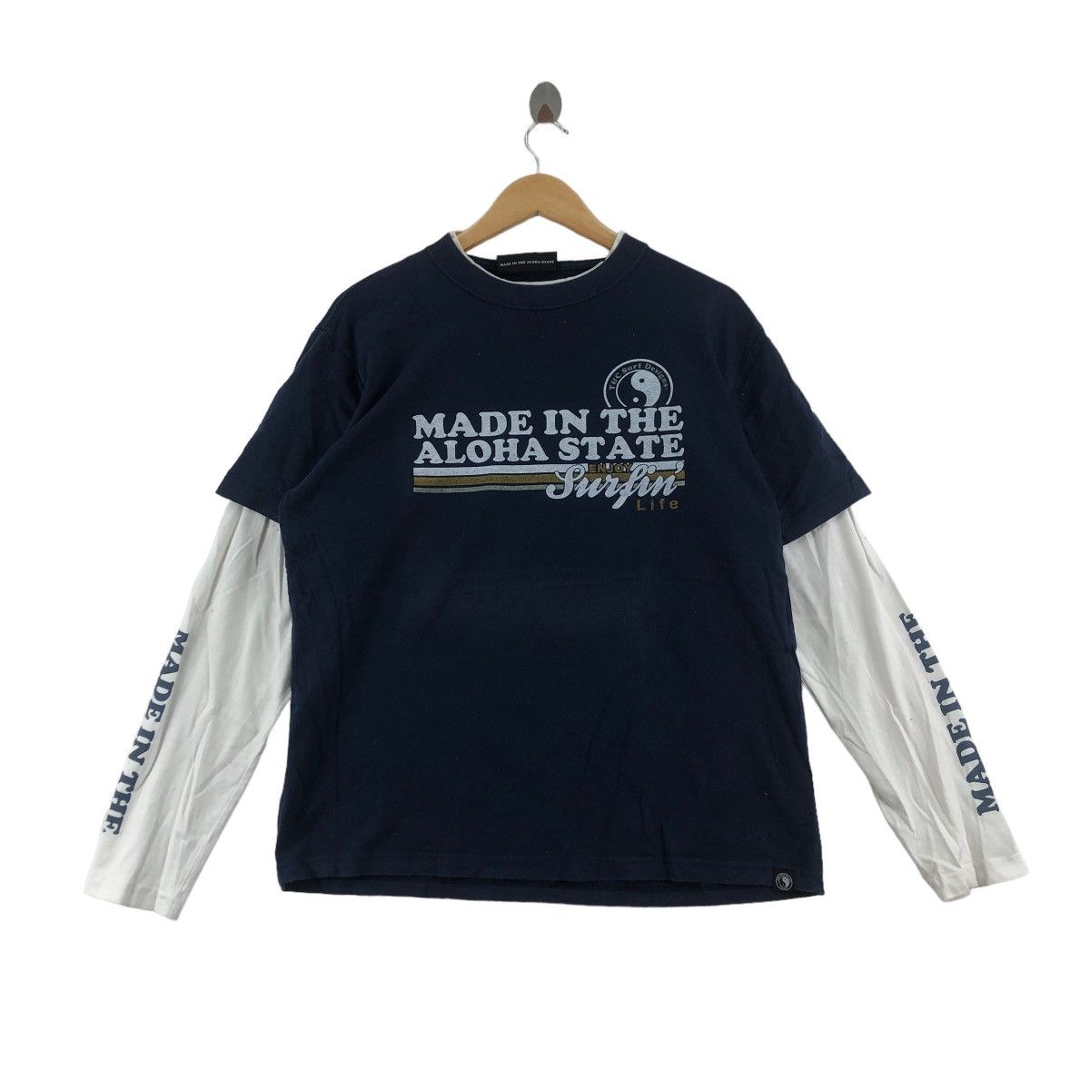 Other Vintage TOWN COUNTRY T&C Enjoy Surfing Life Tee Shirt Top Size US XL / EU 56 / 4 - 1 Thumbnail