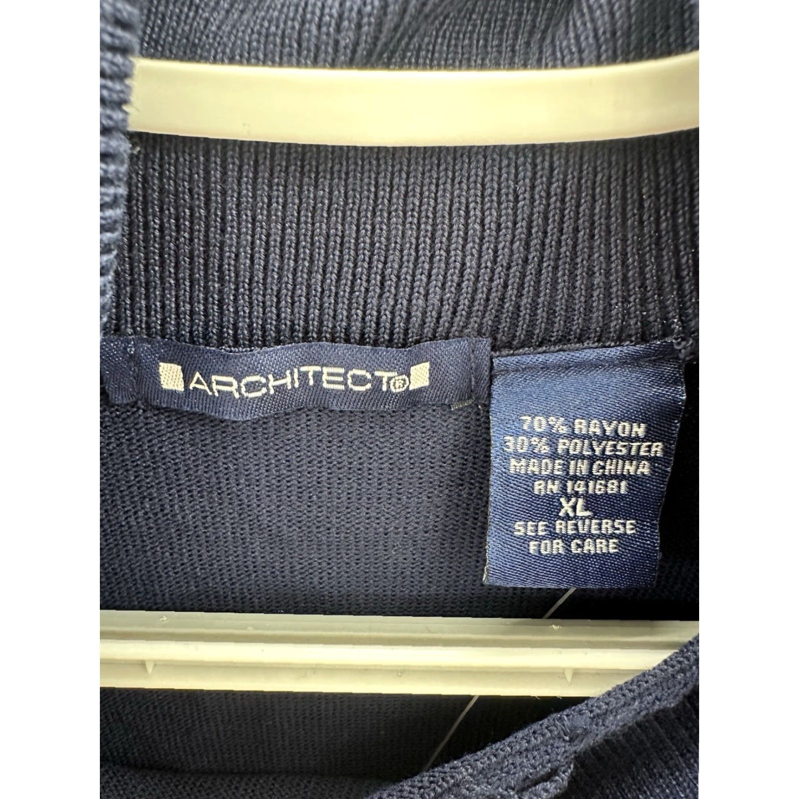 Architect Architect Womens Sweater XL Peacoat Navy Blue Turtleneck Pullover NWTs Solid Bohemian Classic Size XL / US 12-14 / IT 48-50 - 4 Thumbnail