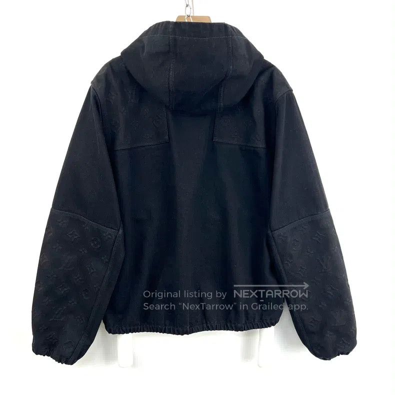 Louis Vuitton Louis Vuitton Black lumberjack embossed full-print denim j Size US M / EU 48-50 / 2 - 2 Thumbnail